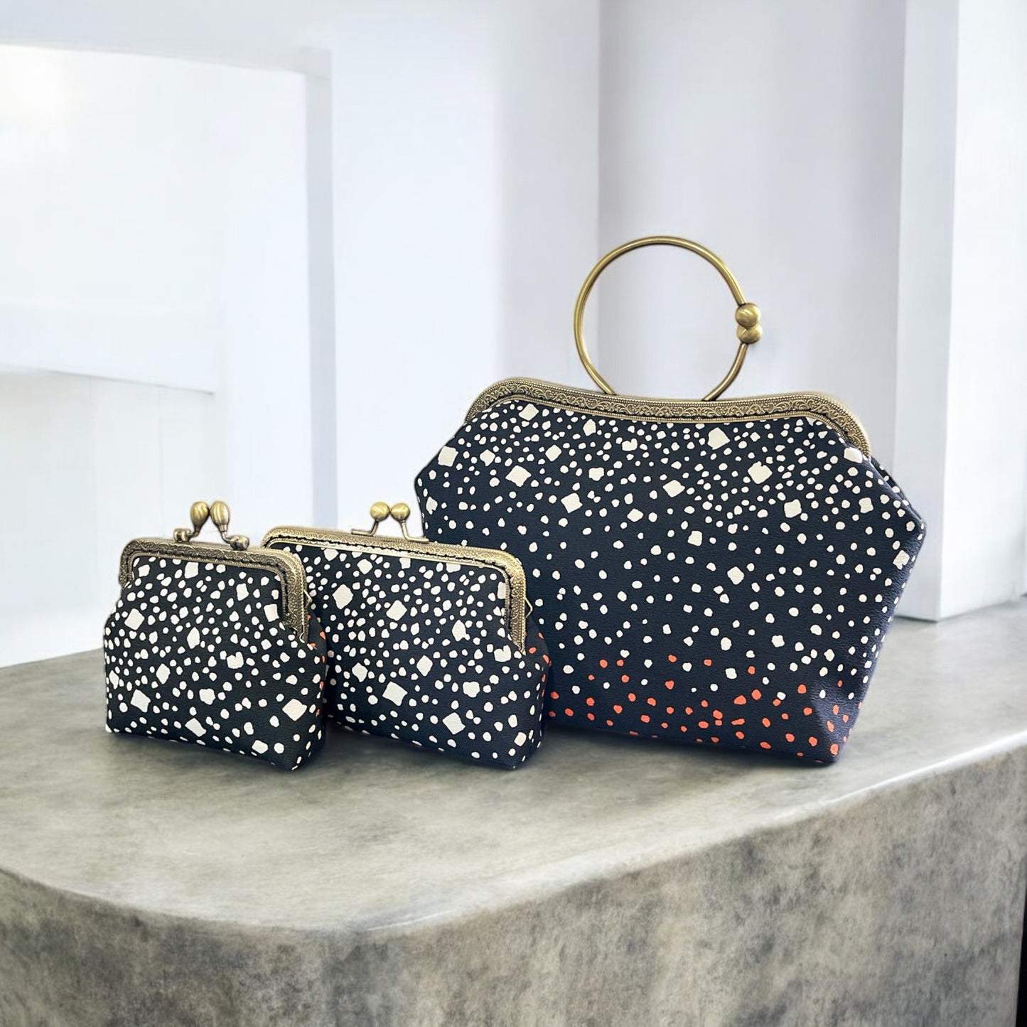 Kimono remake bag [No.1236]