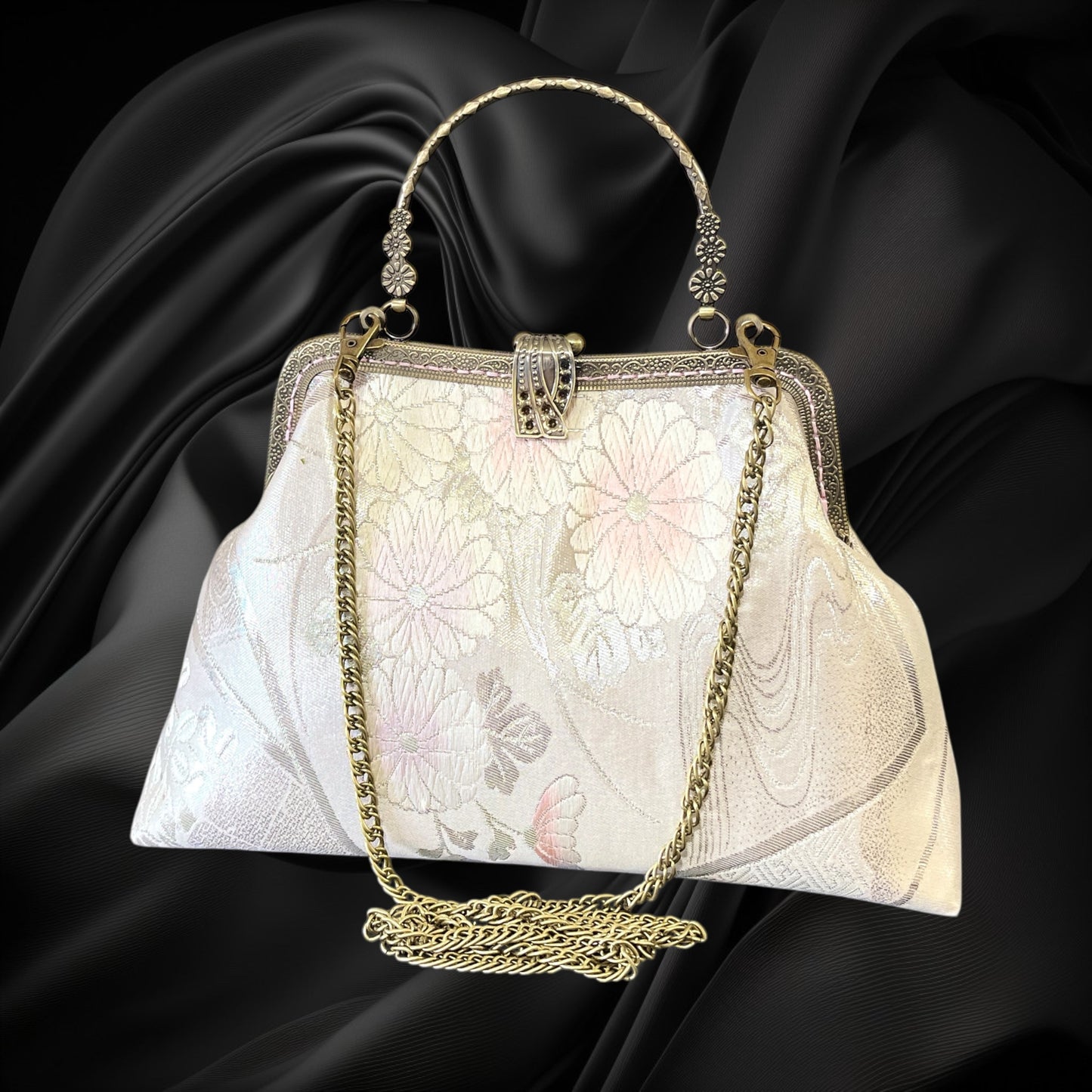 Kimono remake bag [No.1259]