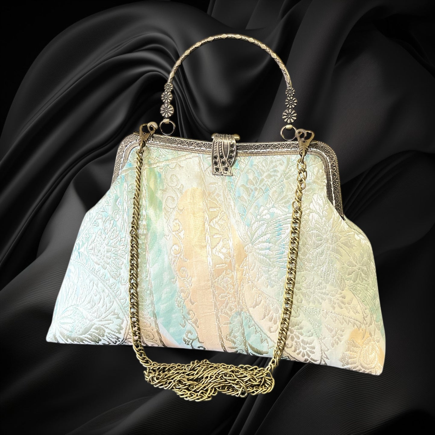 Kimono remake bag [No.1258]