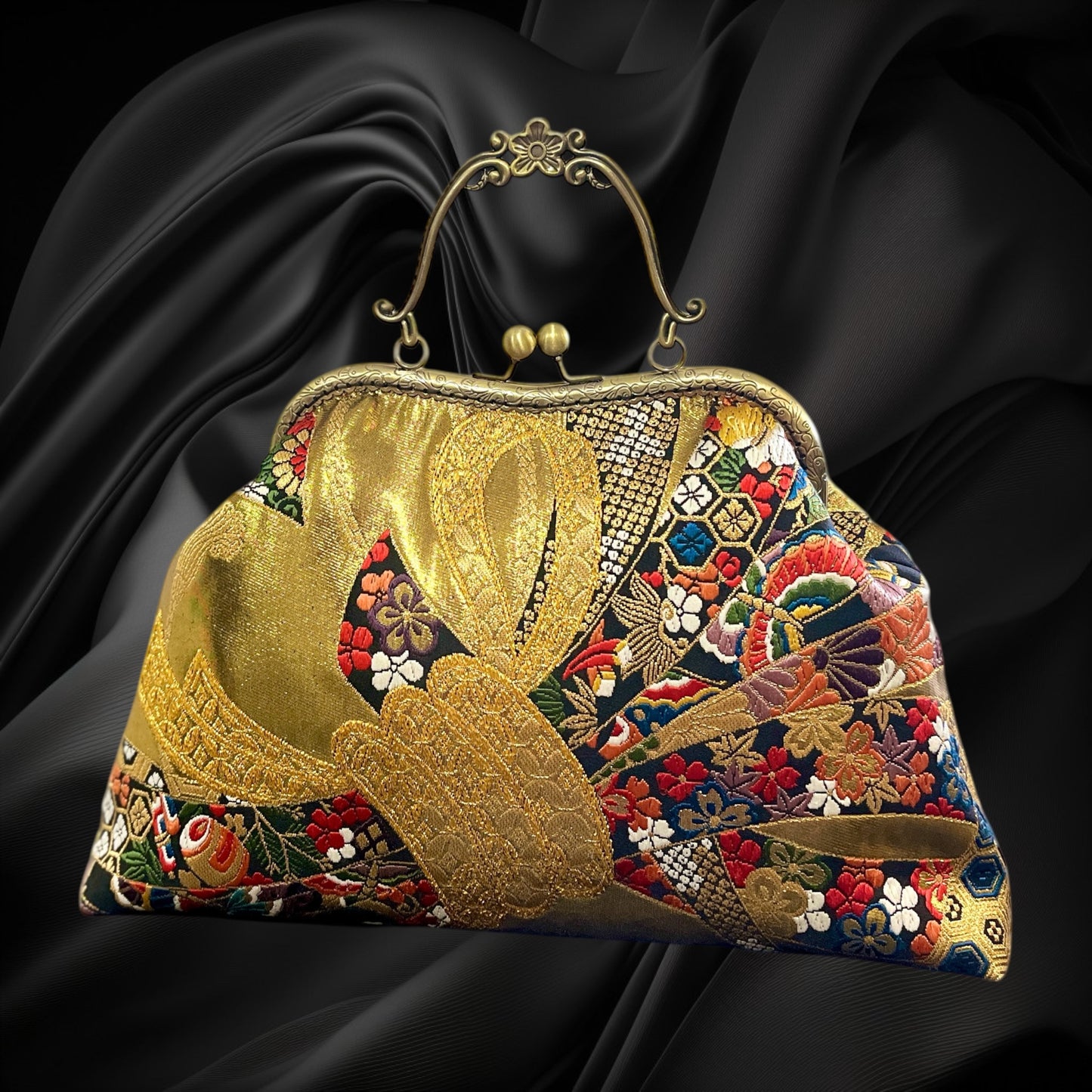 Kimono remake bag [No.1267]