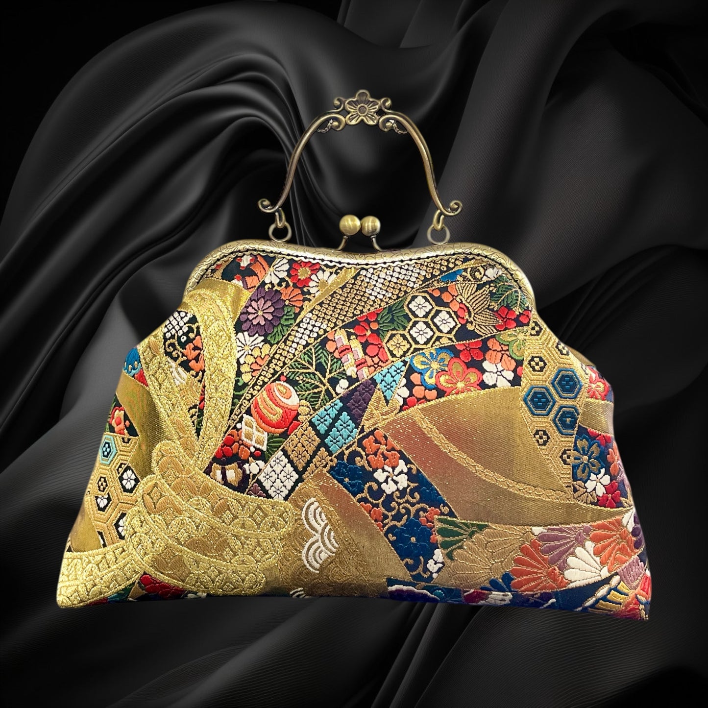 Kimono remake bag [No.1267]