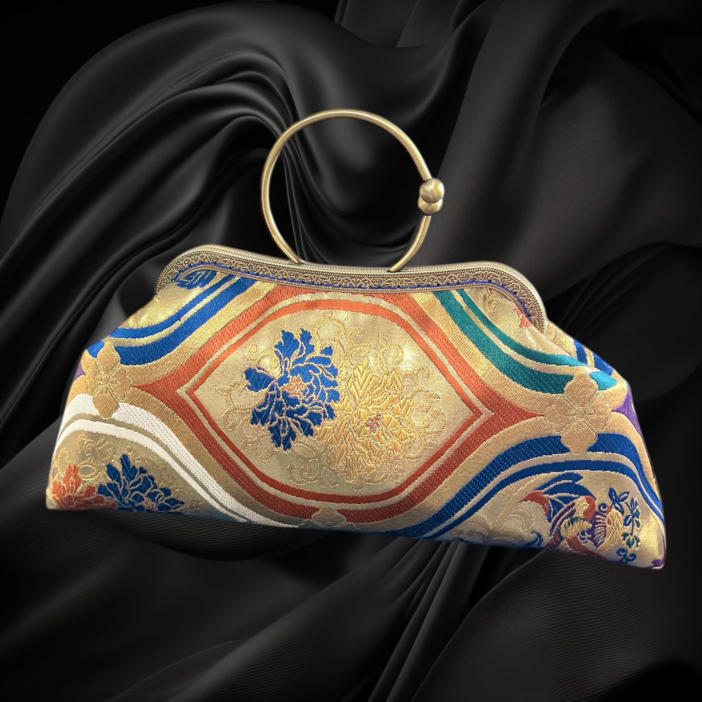 Kimono remake bag [No.1289]