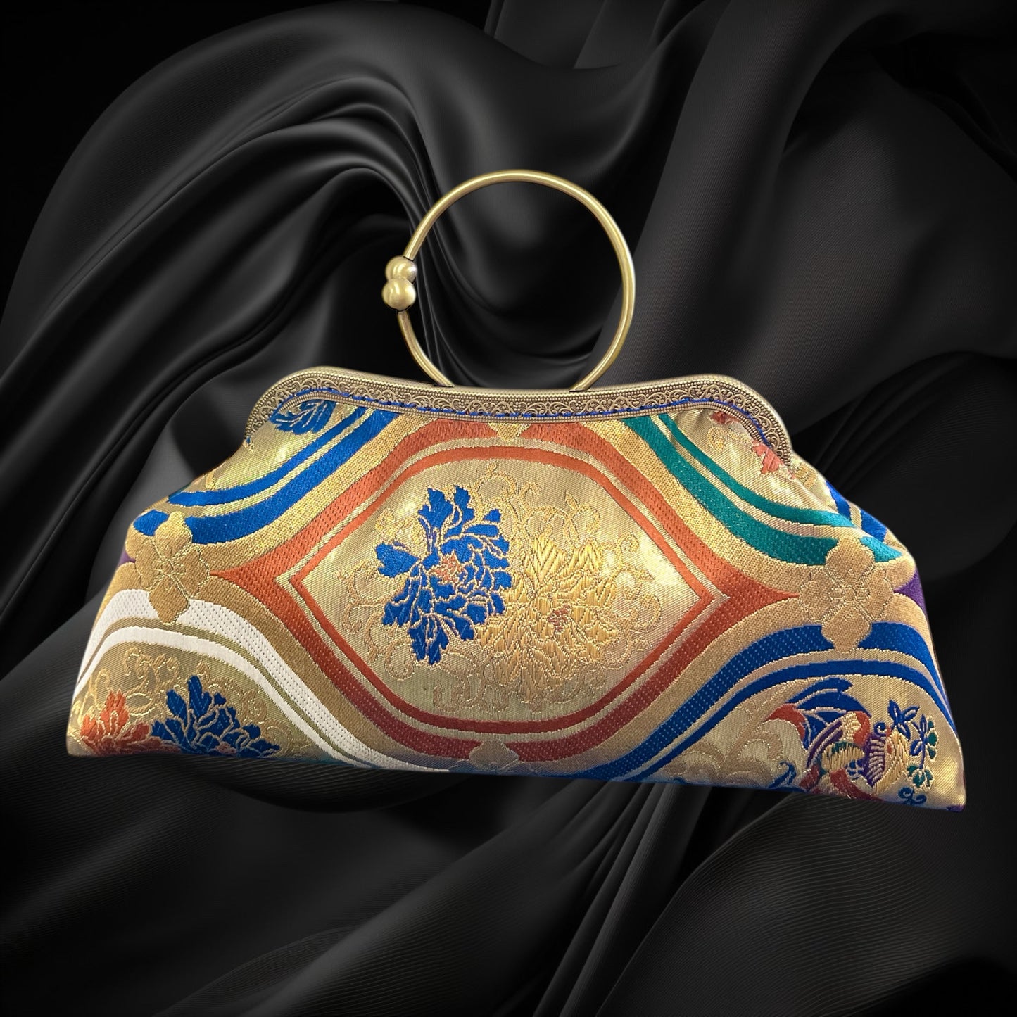 Kimono remake bag [No.1289]