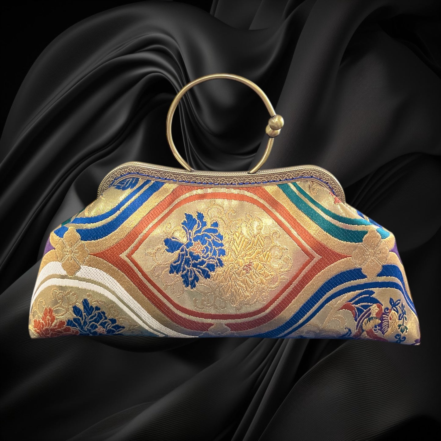 Kimono remake bag [No.1289]