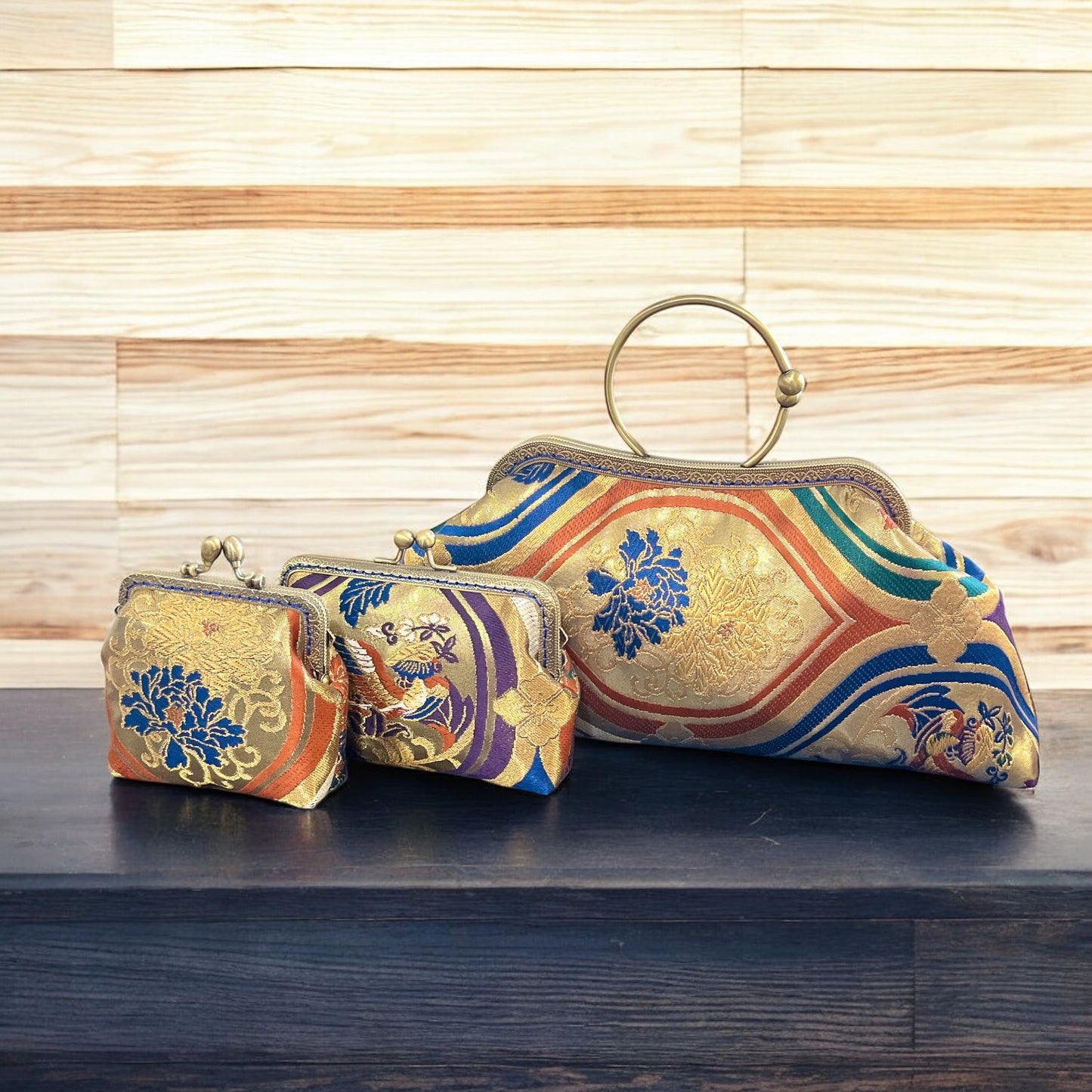 Kimono remake bag [No.1289]