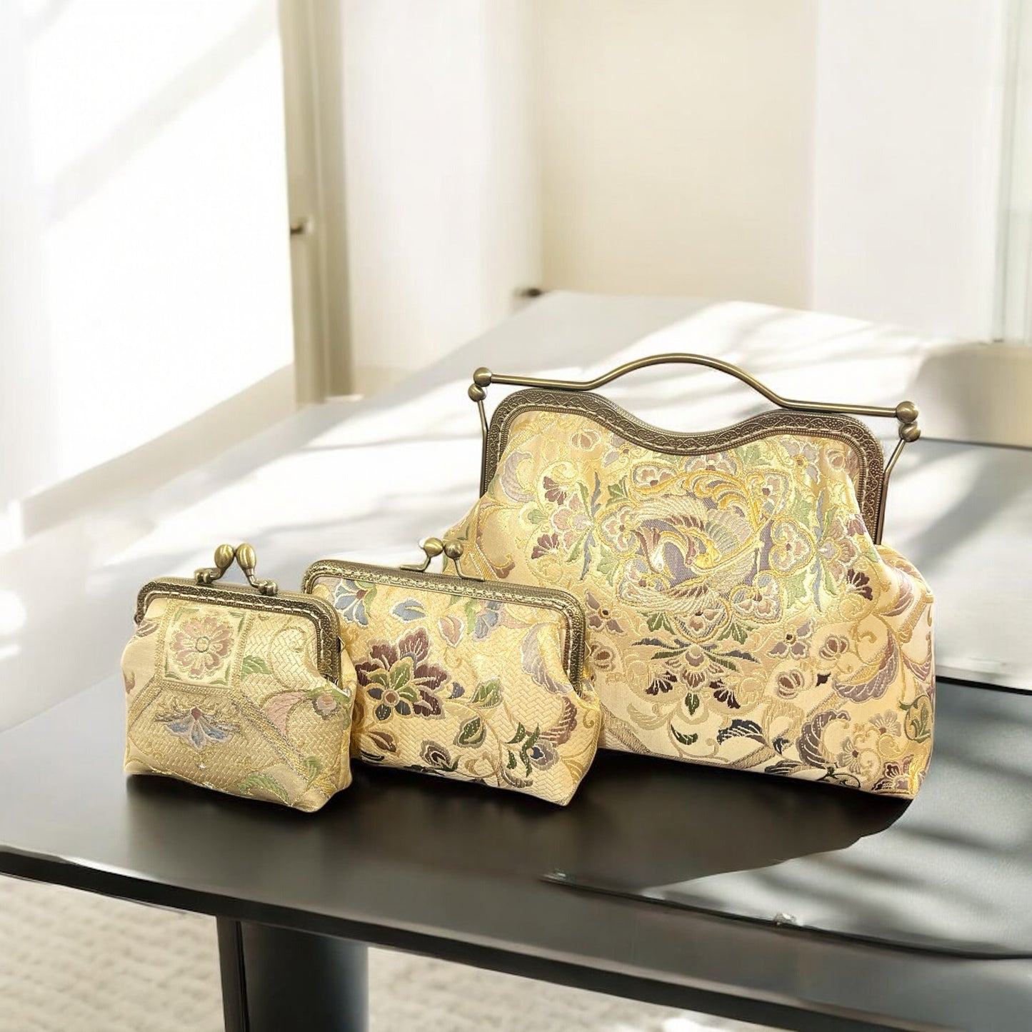 Kimono remake bag [No.1292]