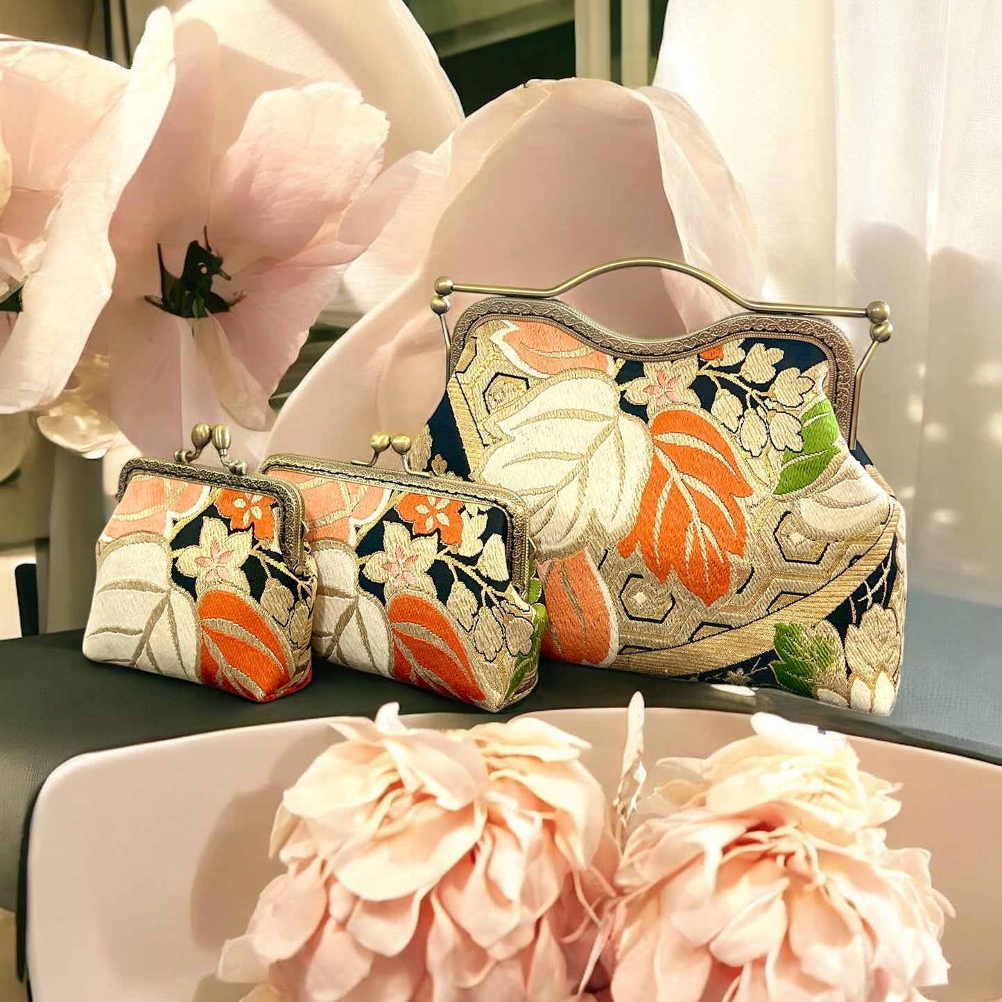 Kimono remake bag [No.1290]