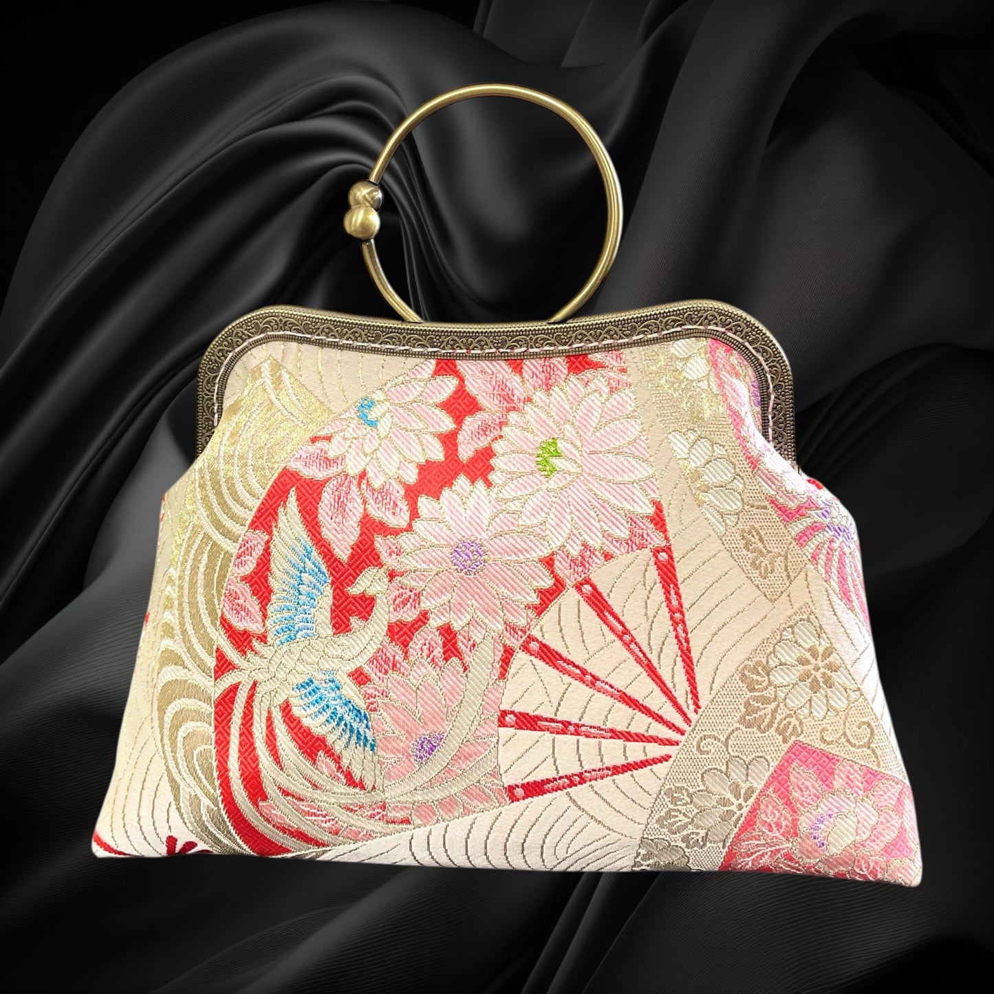 Kimono remake bag [No.1297]