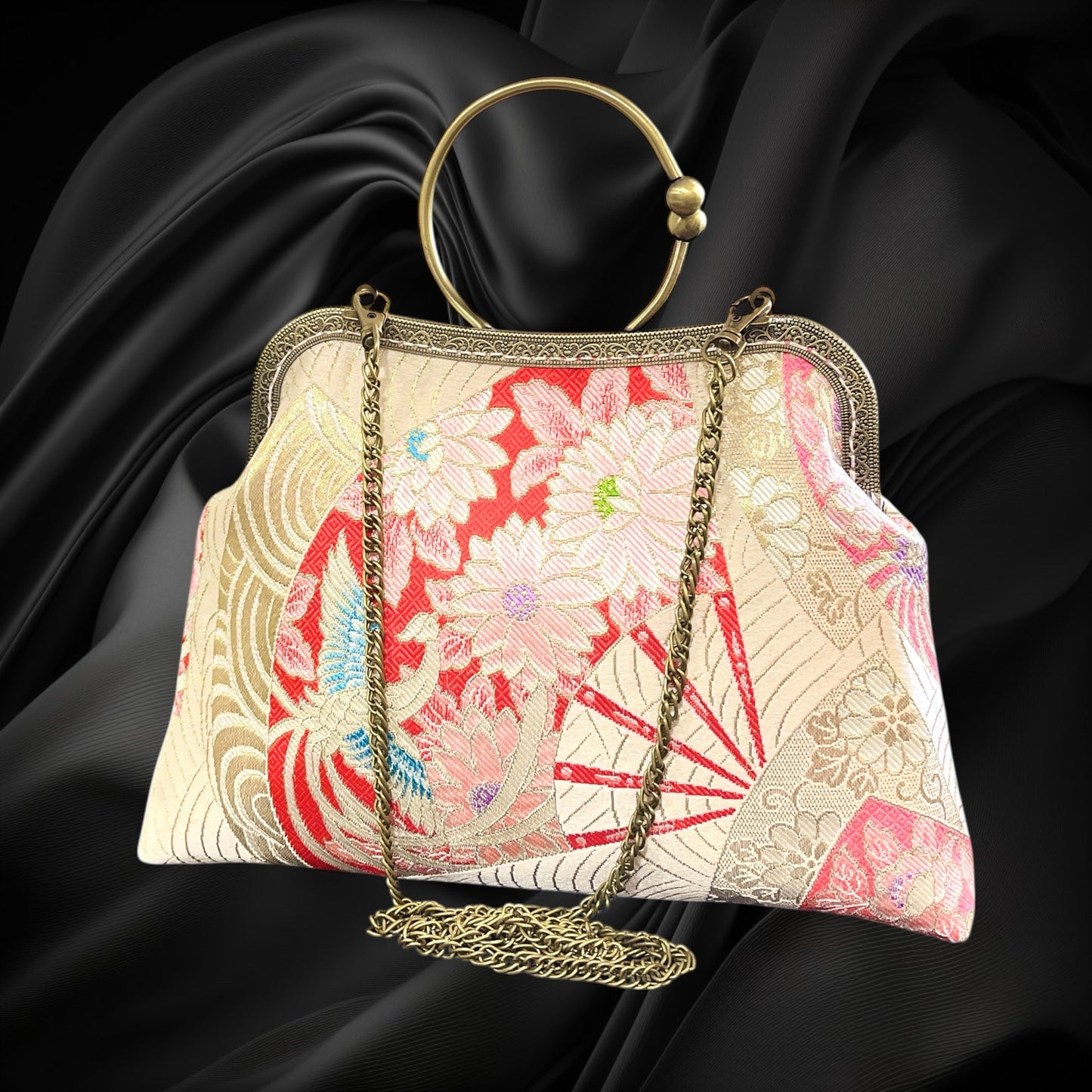 Kimono remake bag [No.1297]