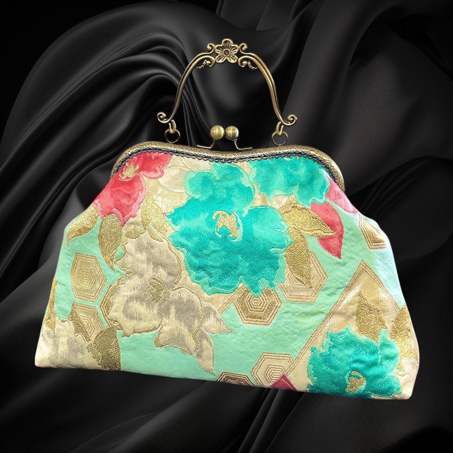 Kimono remake bag [No.1301]