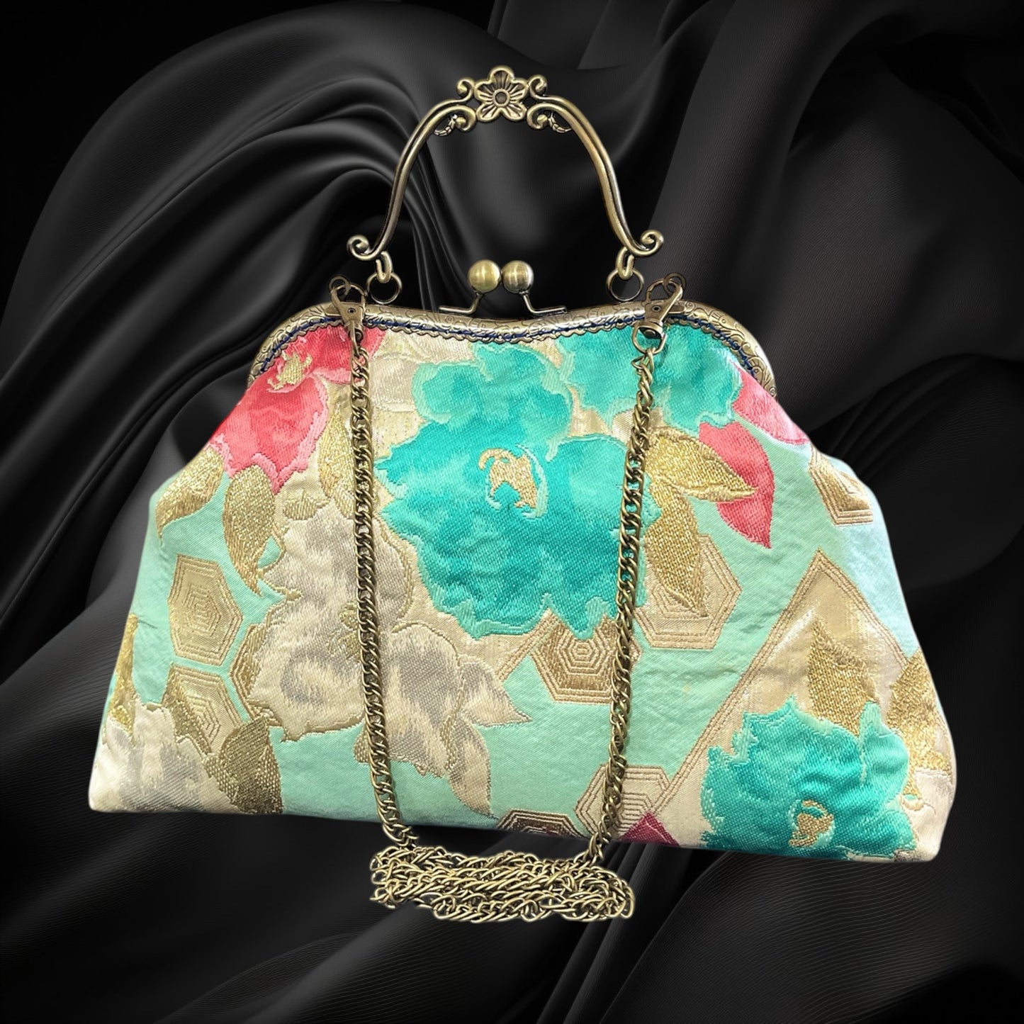 Kimono remake bag [No.1301]