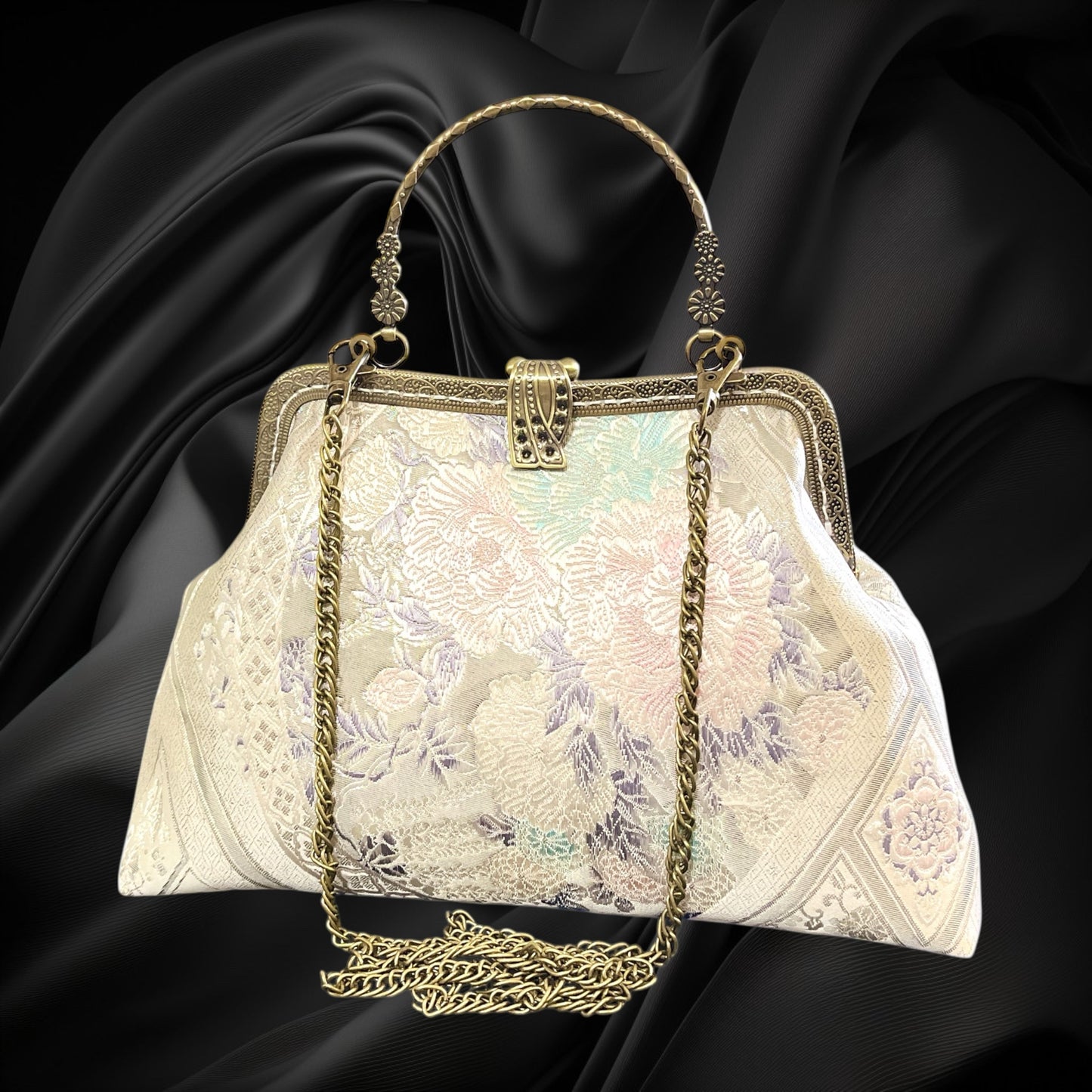 Kimono remake bag [No.1298]