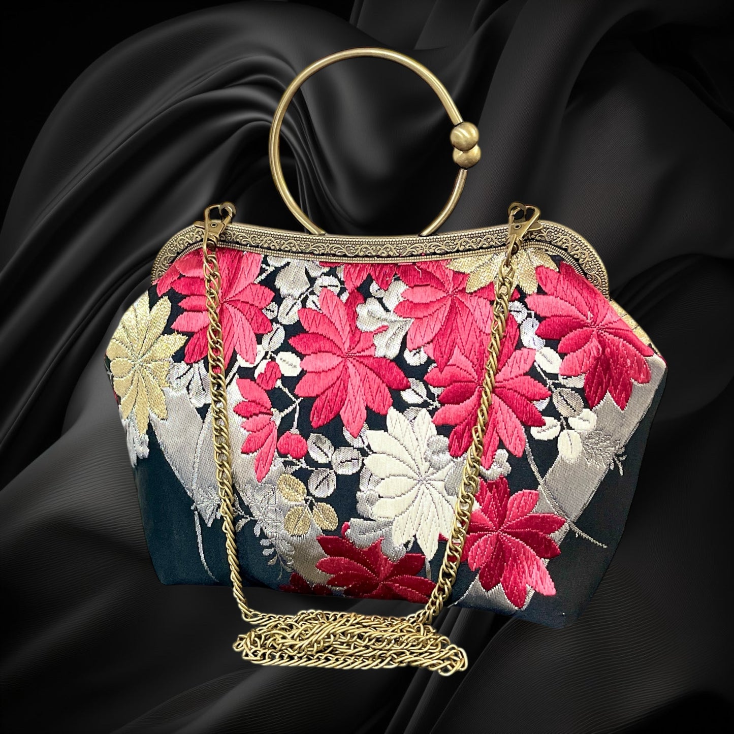 Kimono remake bag [No.1308]
