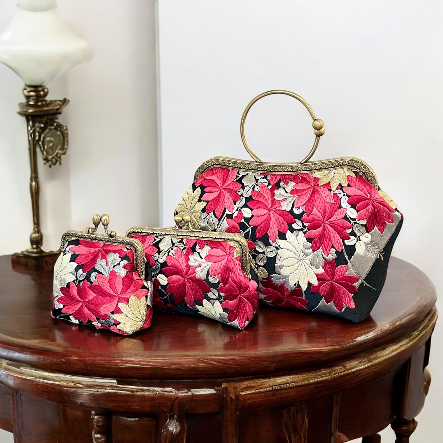 Kimono remake bag [No.1308]