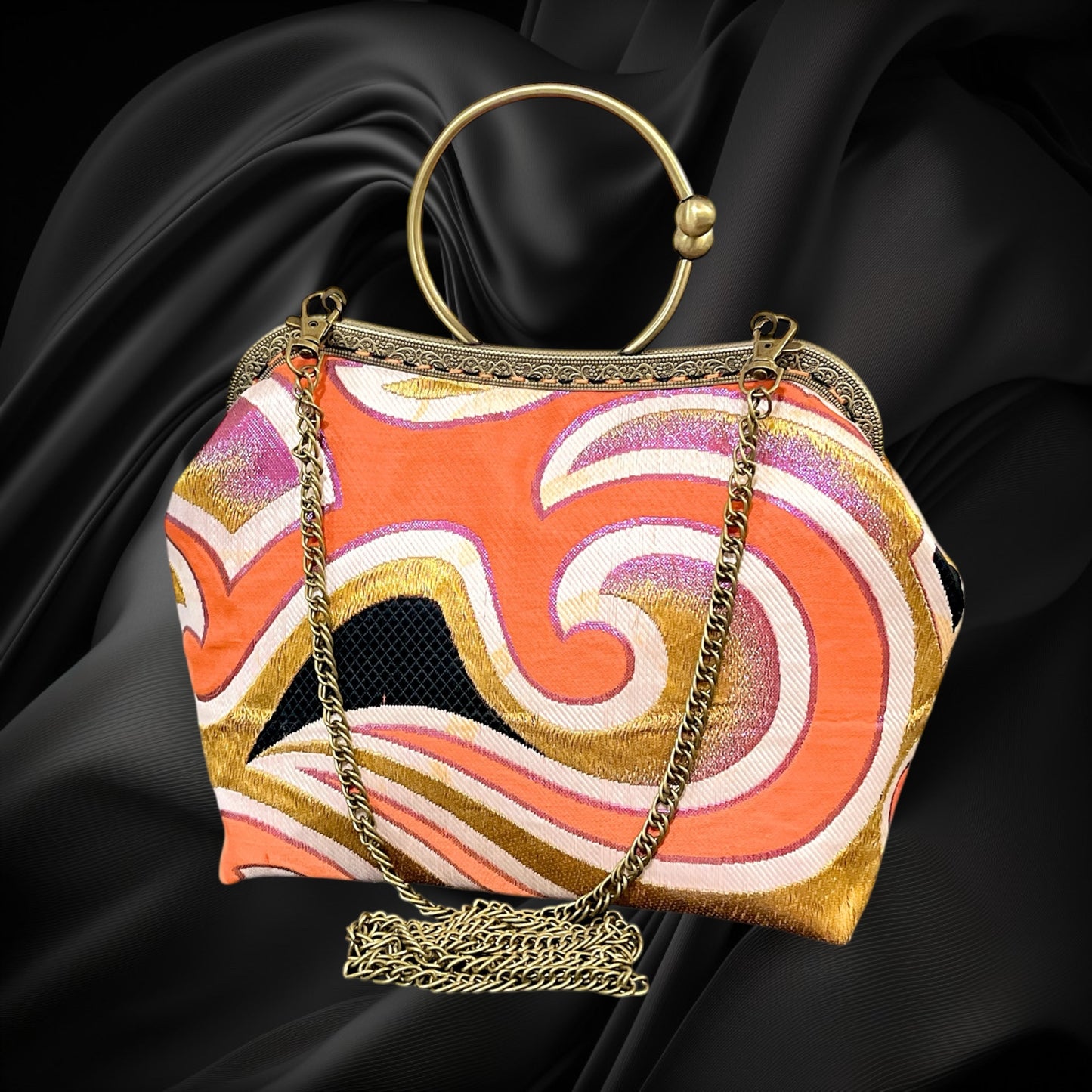 Kimono remake bag [No.1306]