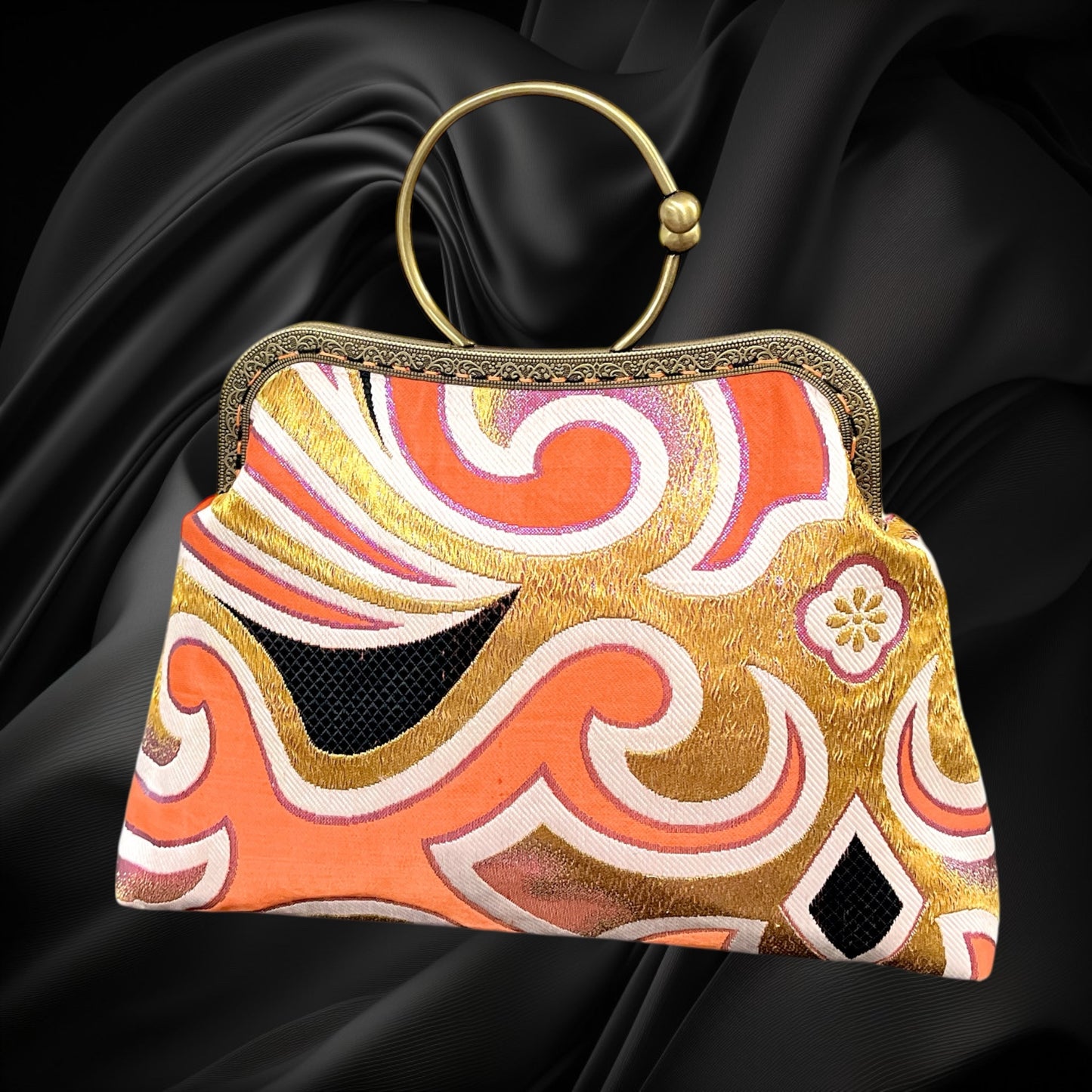 Kimono remake bag [No.1315]