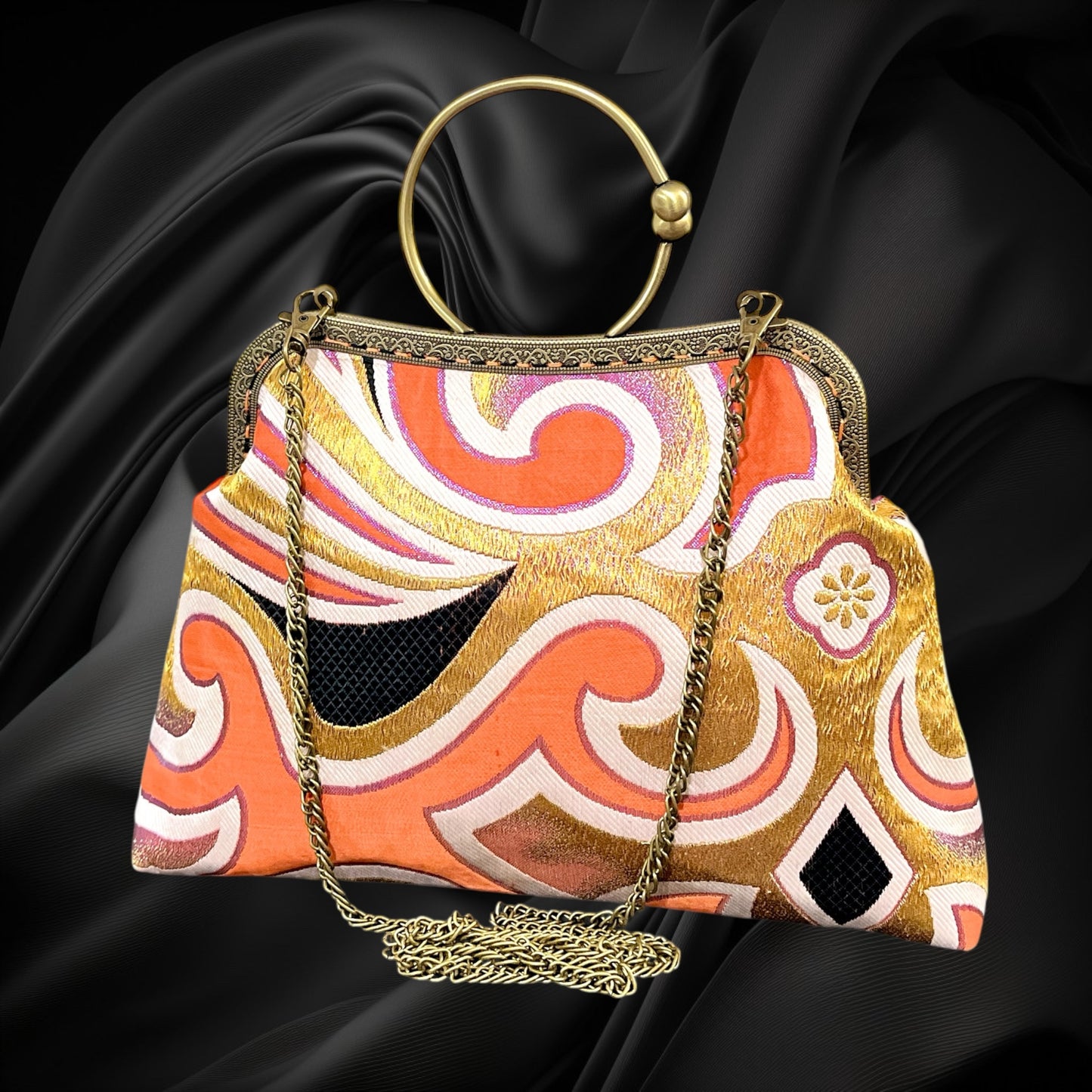 Kimono remake bag [No.1315]