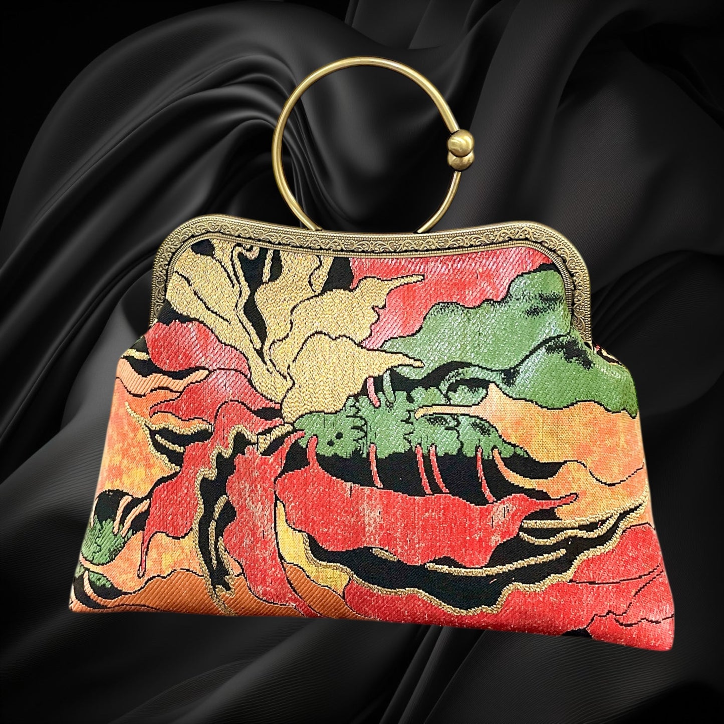 Kimono remake bag [No.1314]