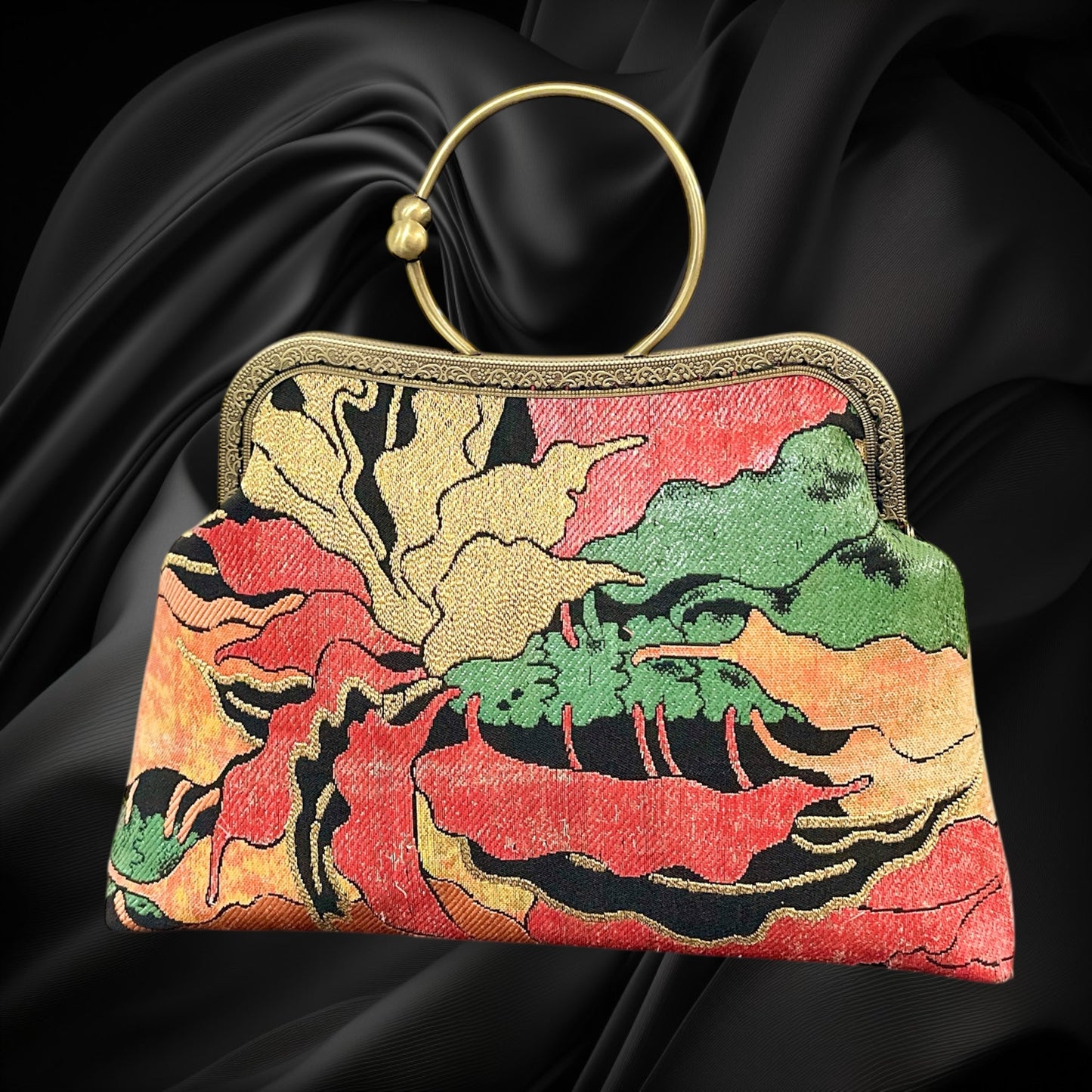 Kimono remake bag [No.1314]