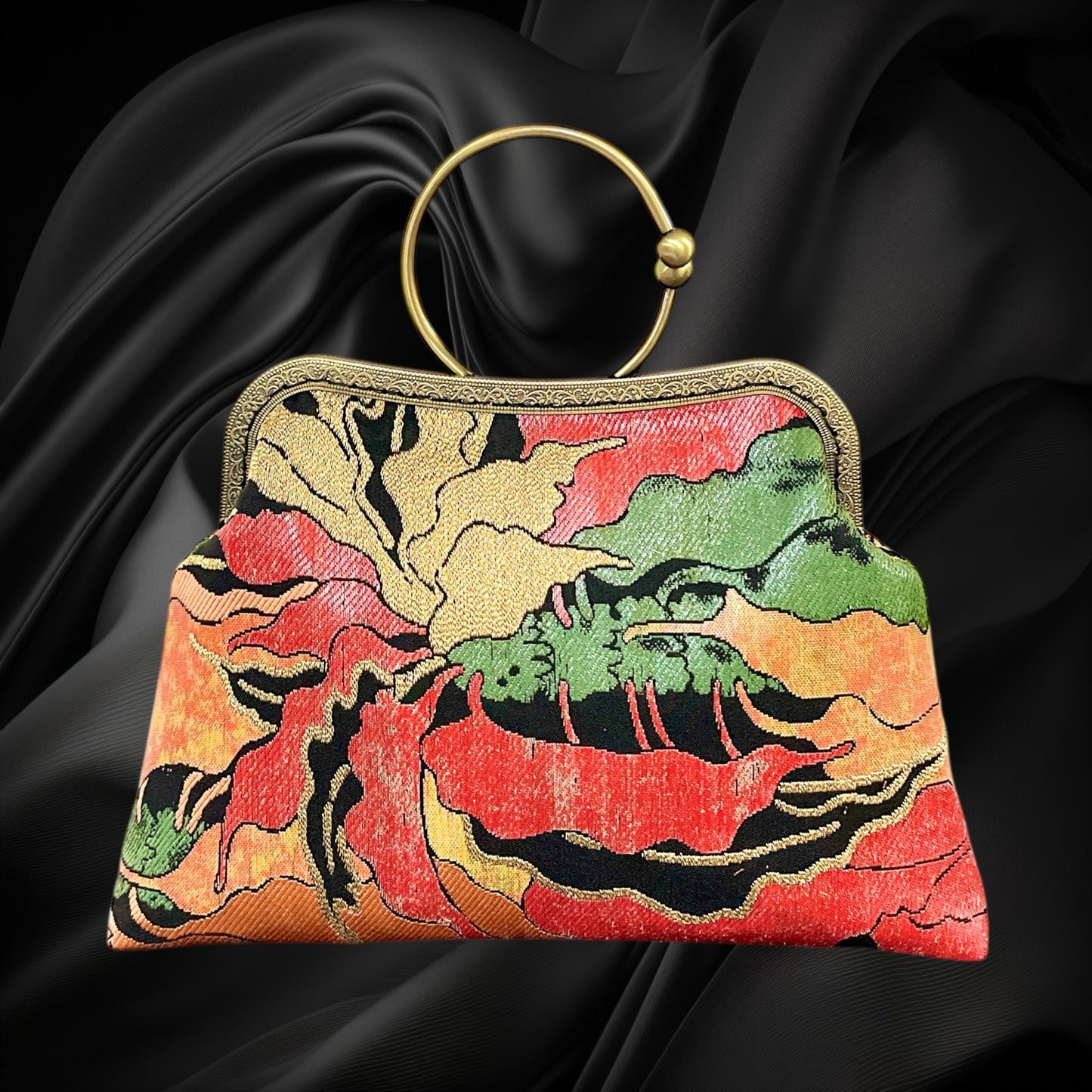 Kimono remake bag [No.1314]