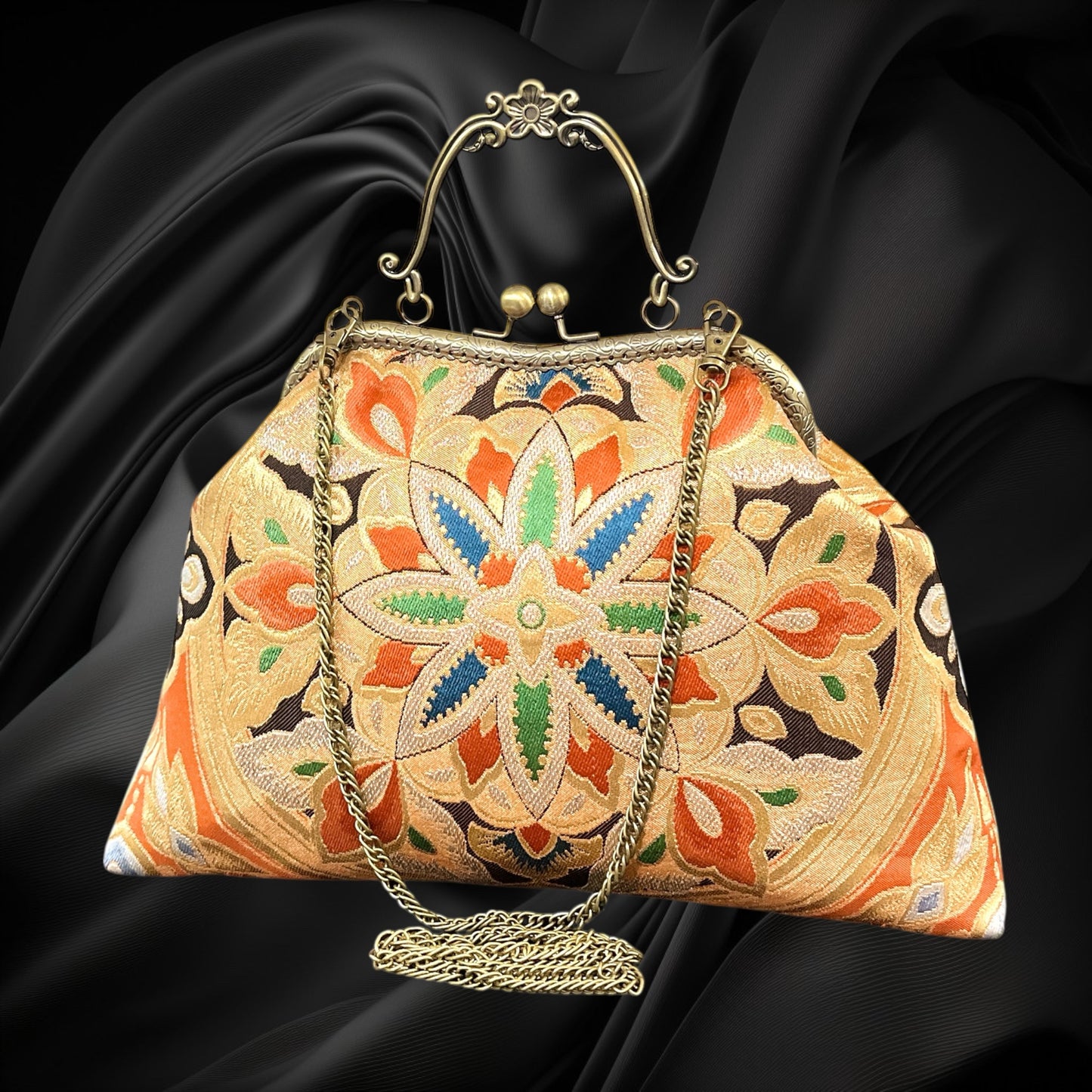 Kimono remake bag [No.1321]