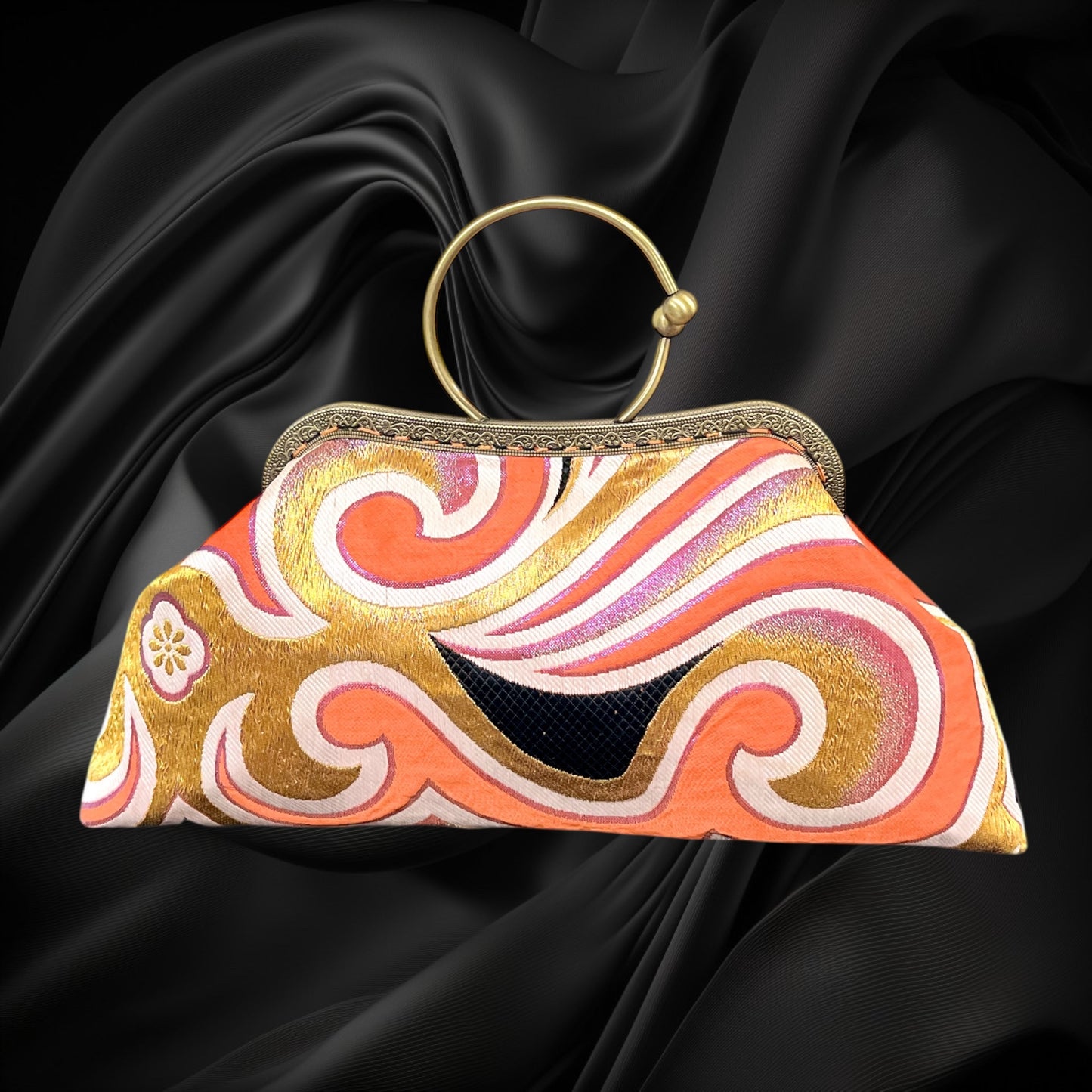 Kimono remake bag [No.1323]