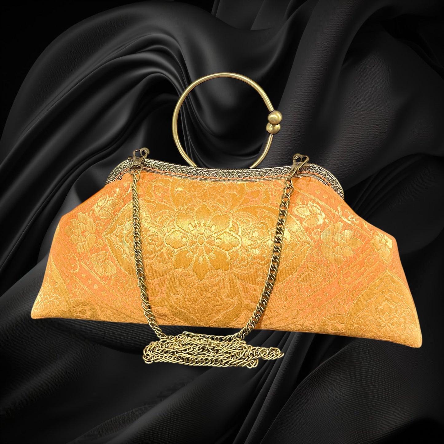 Kimono remake bag [No.1322]