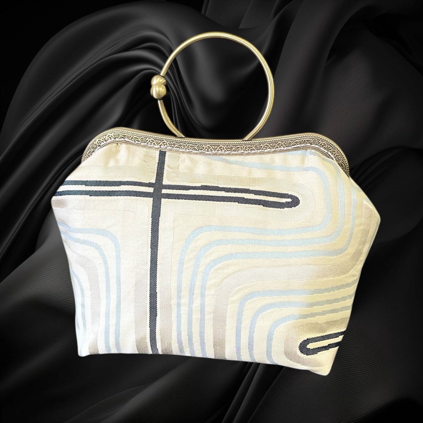 Kimono remake bag [No.1325]