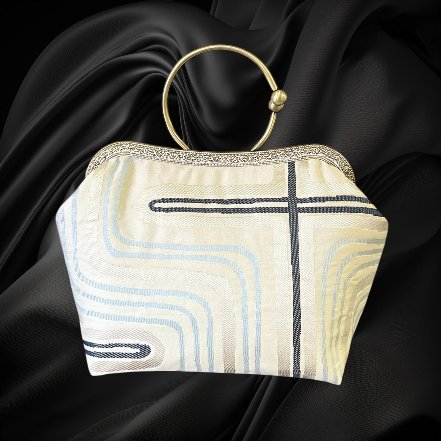 Kimono remake bag [No.1325]