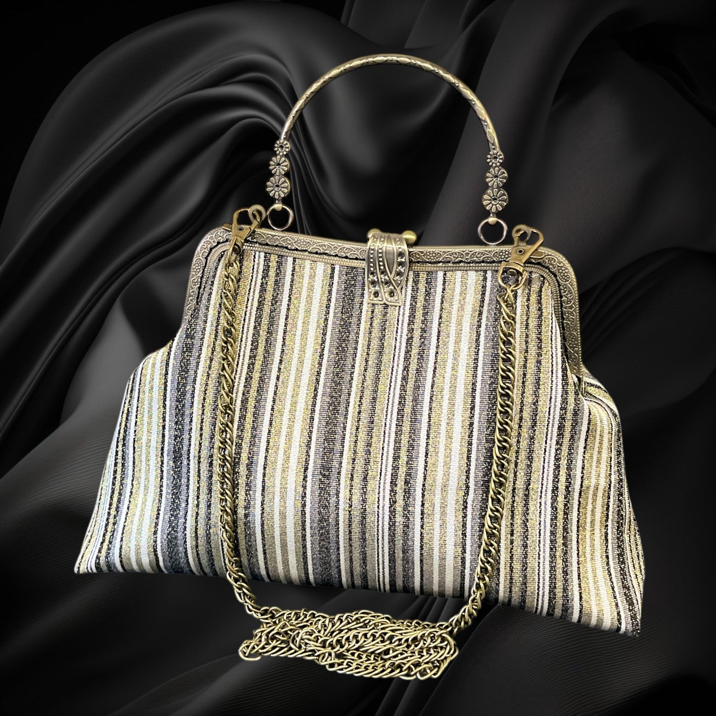 Kimono remake bag [No.1336]