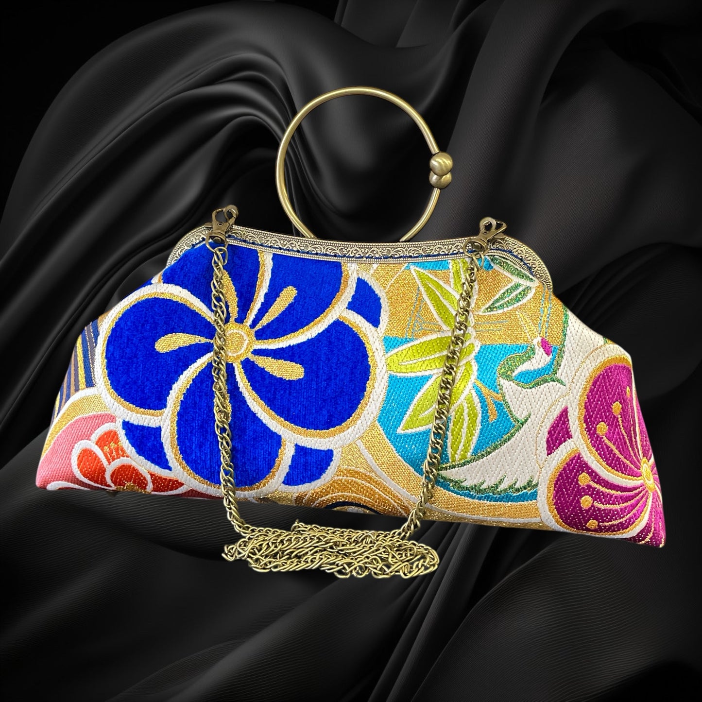 Kimono remake bag [No.1340]