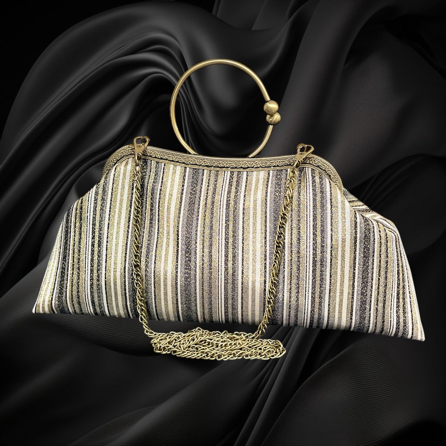 Kimono remake bag [No.1338]