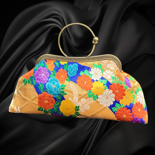 Kimono remake bag [No.1337]