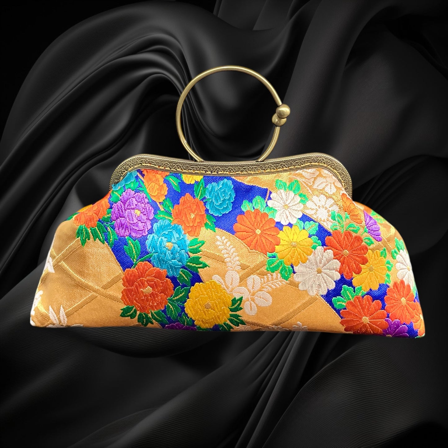 Kimono remake bag [No.1337]
