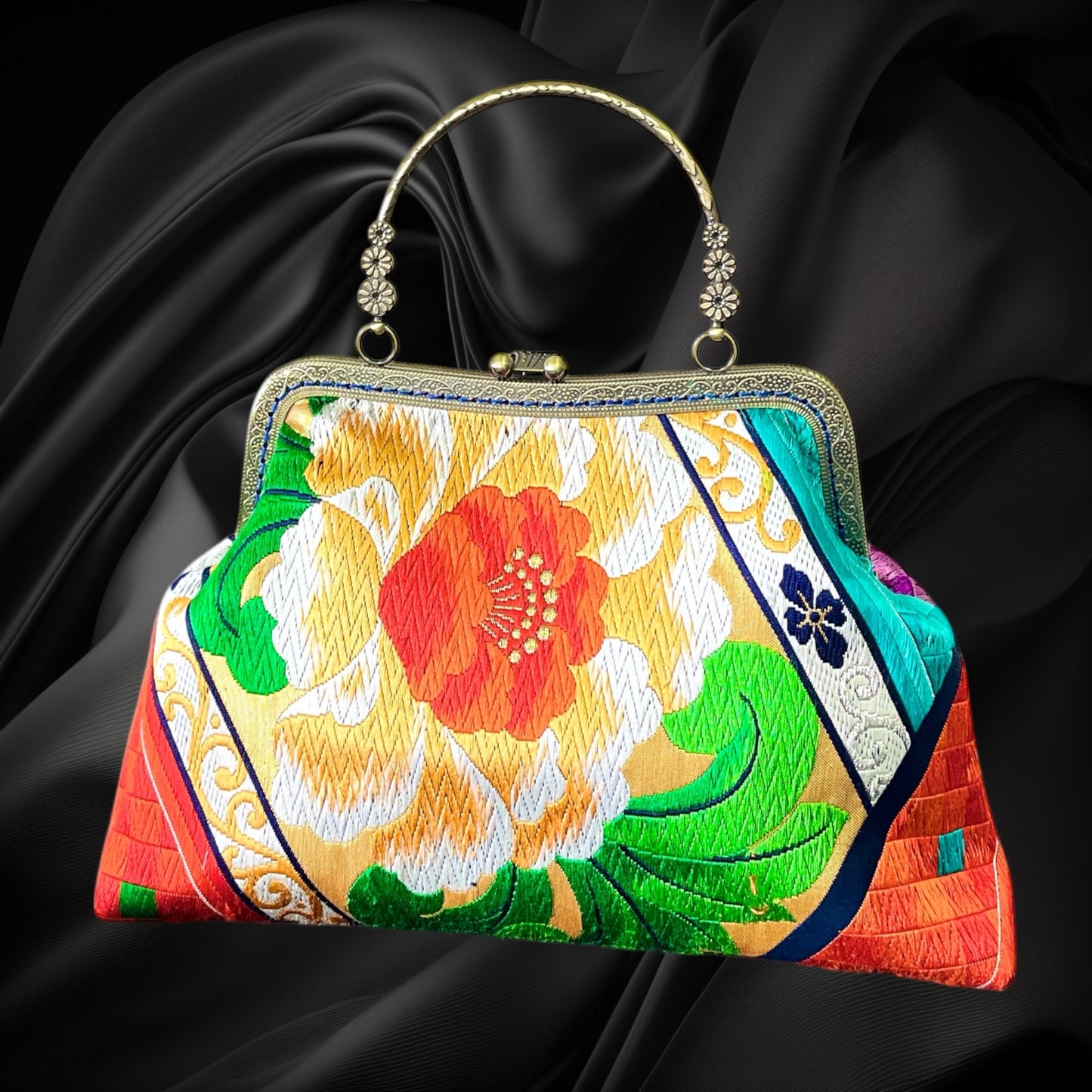 Kimono remake bag [No.1347]