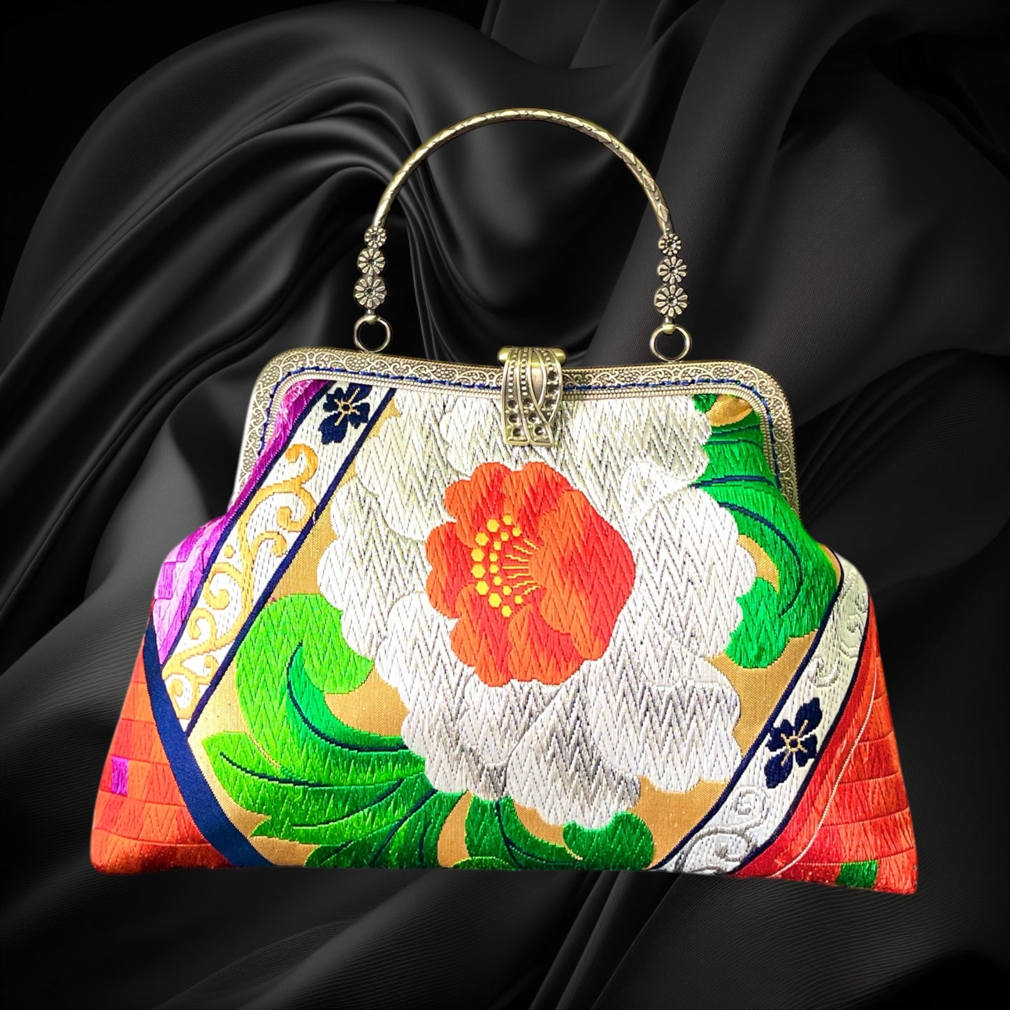 Kimono remake bag [No.1347]