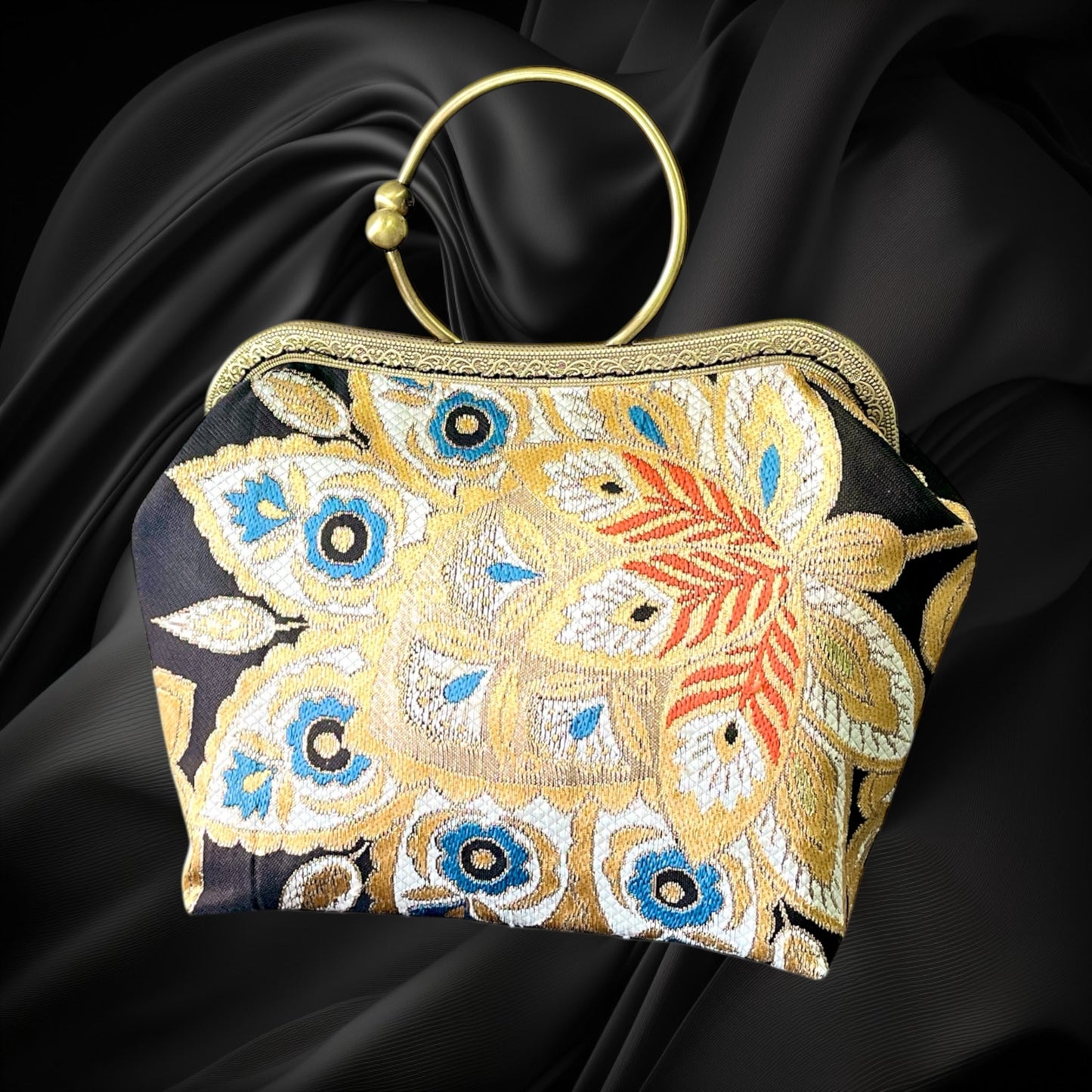 Kimono remake bag [No.1345]