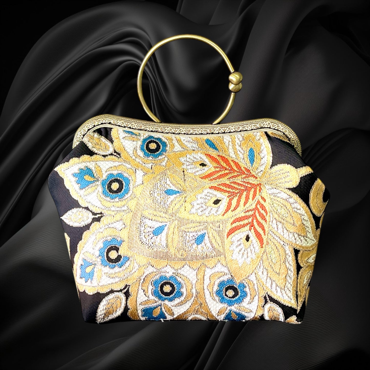 Kimono remake bag [No.1345]