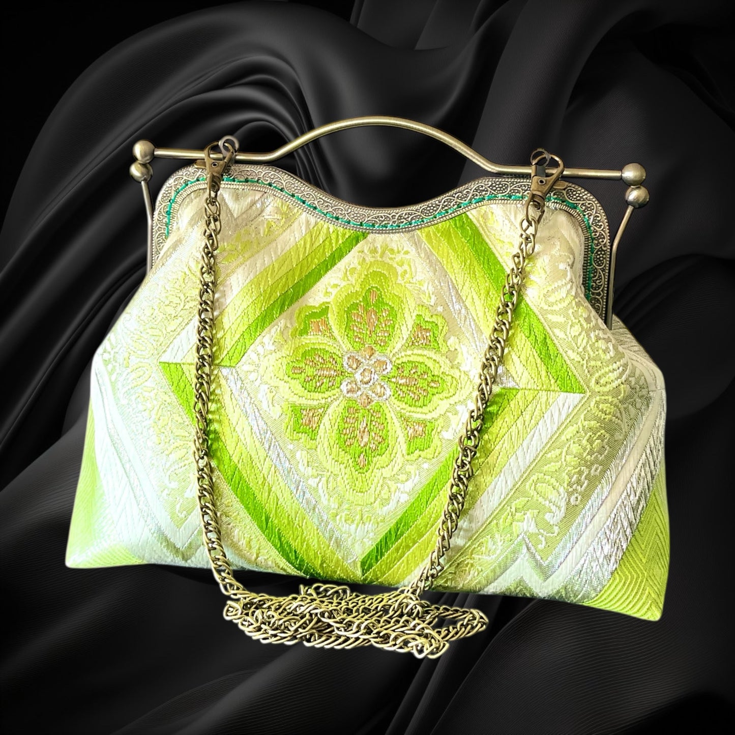 Kimono remake bag [No.1373]