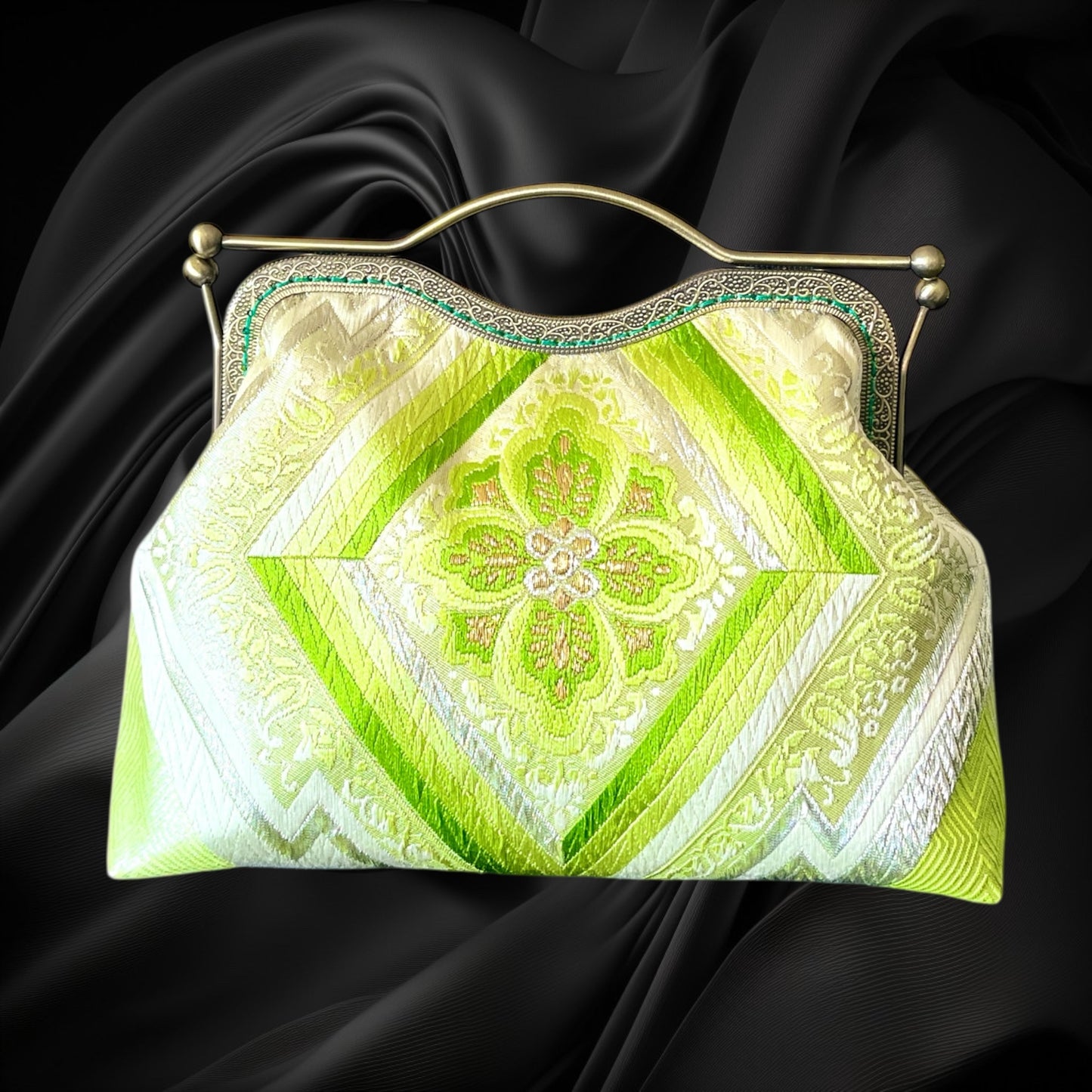 Kimono remake bag [No.1373]