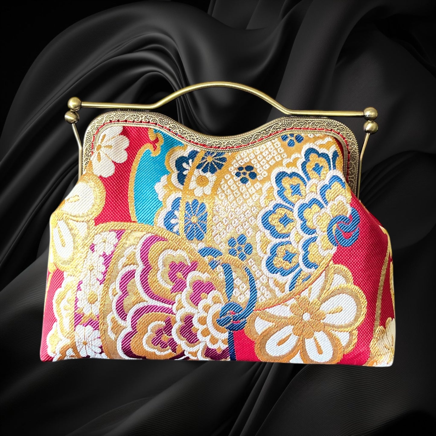 Kimono remake bag [No.1372]
