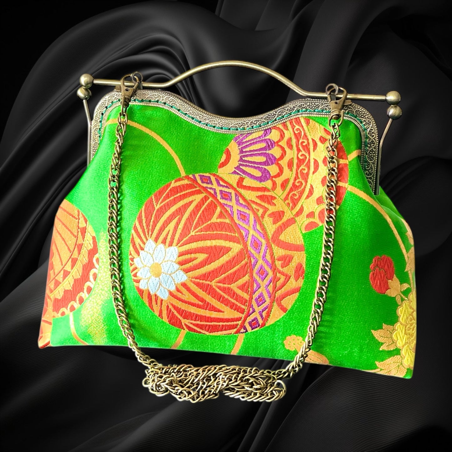 Kimono remake bag [No.1371]