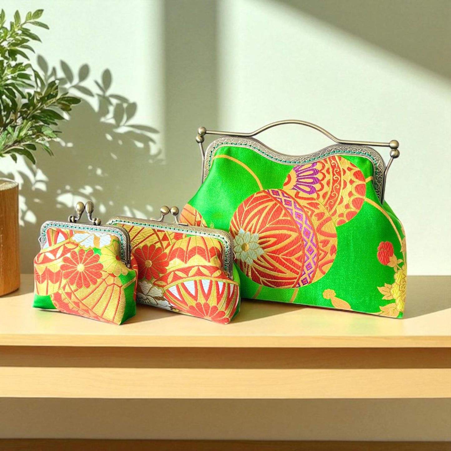 Kimono remake bag [No.1371]