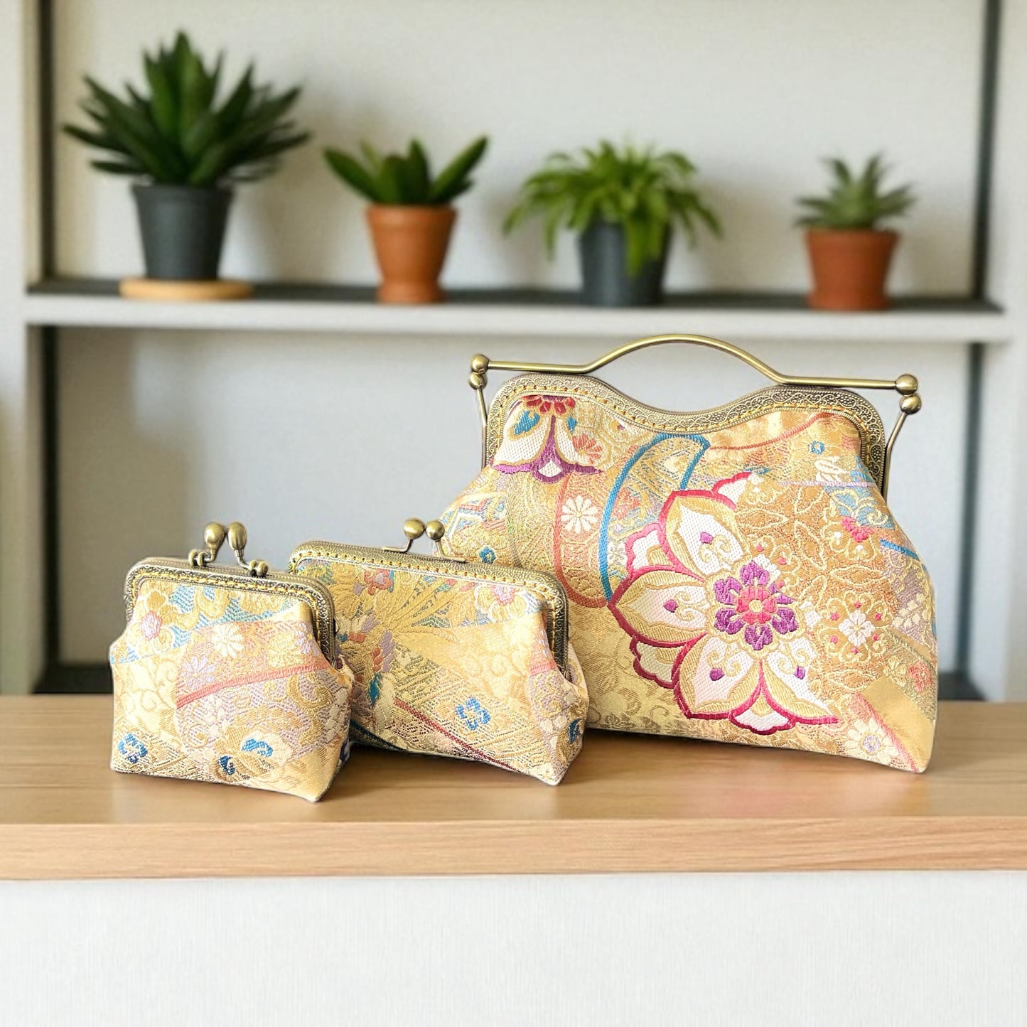 Kimono remake bag [No.1393]