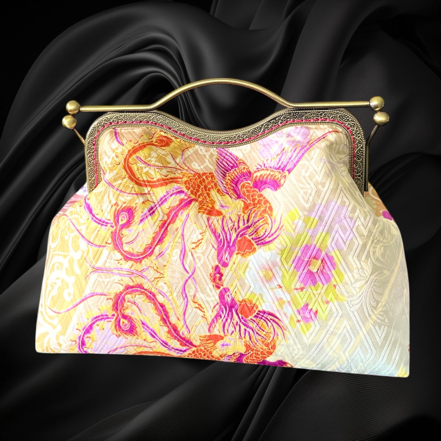 Kimono remake bag [No.1391]