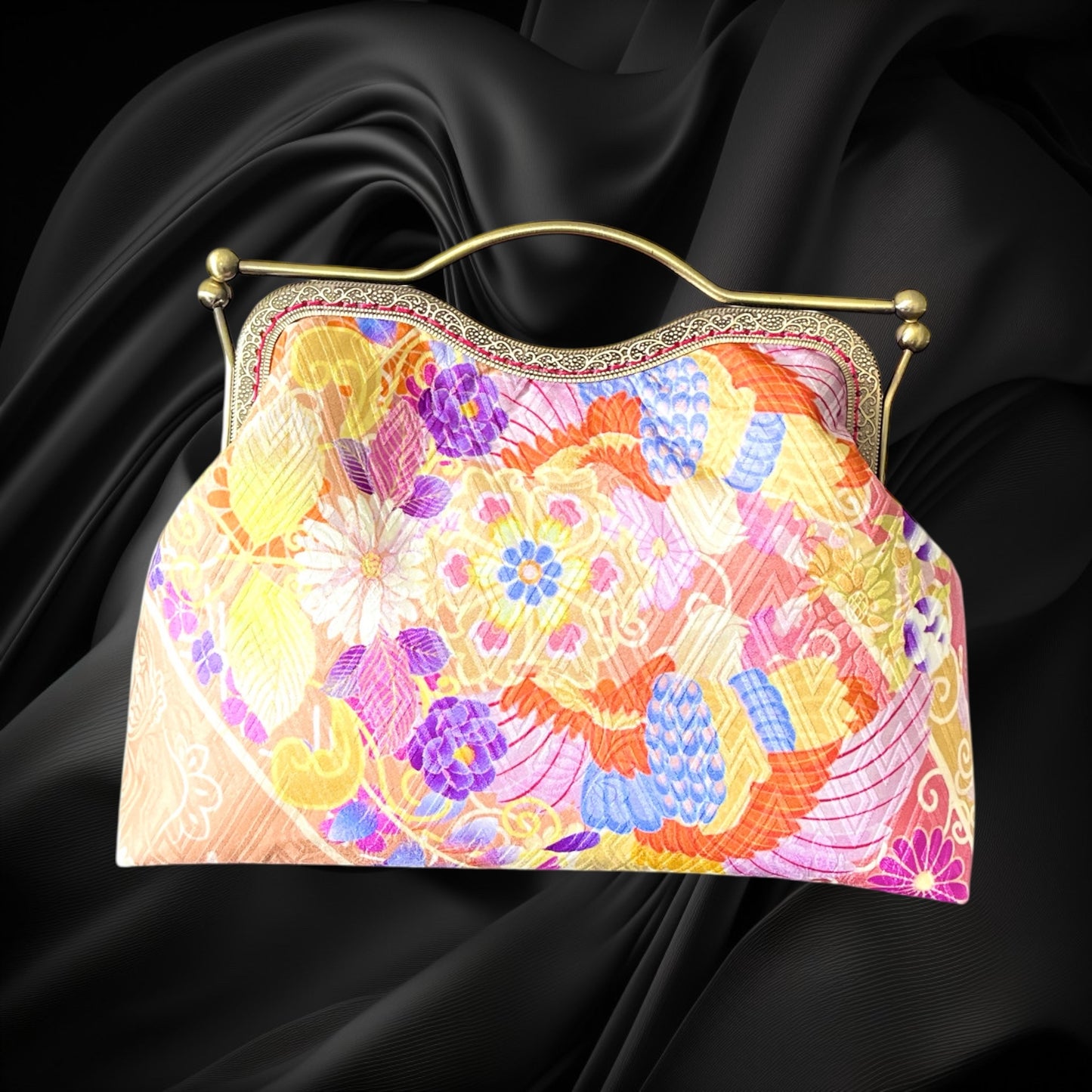 Kimono remake bag [No.1391]