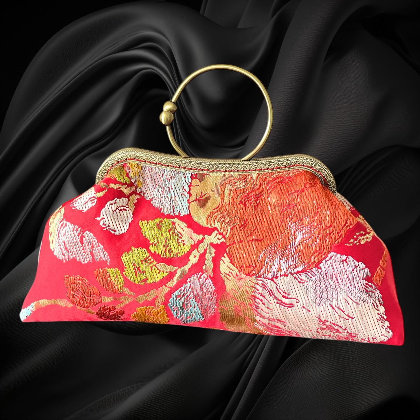 Kimono remake bag [No.1386]