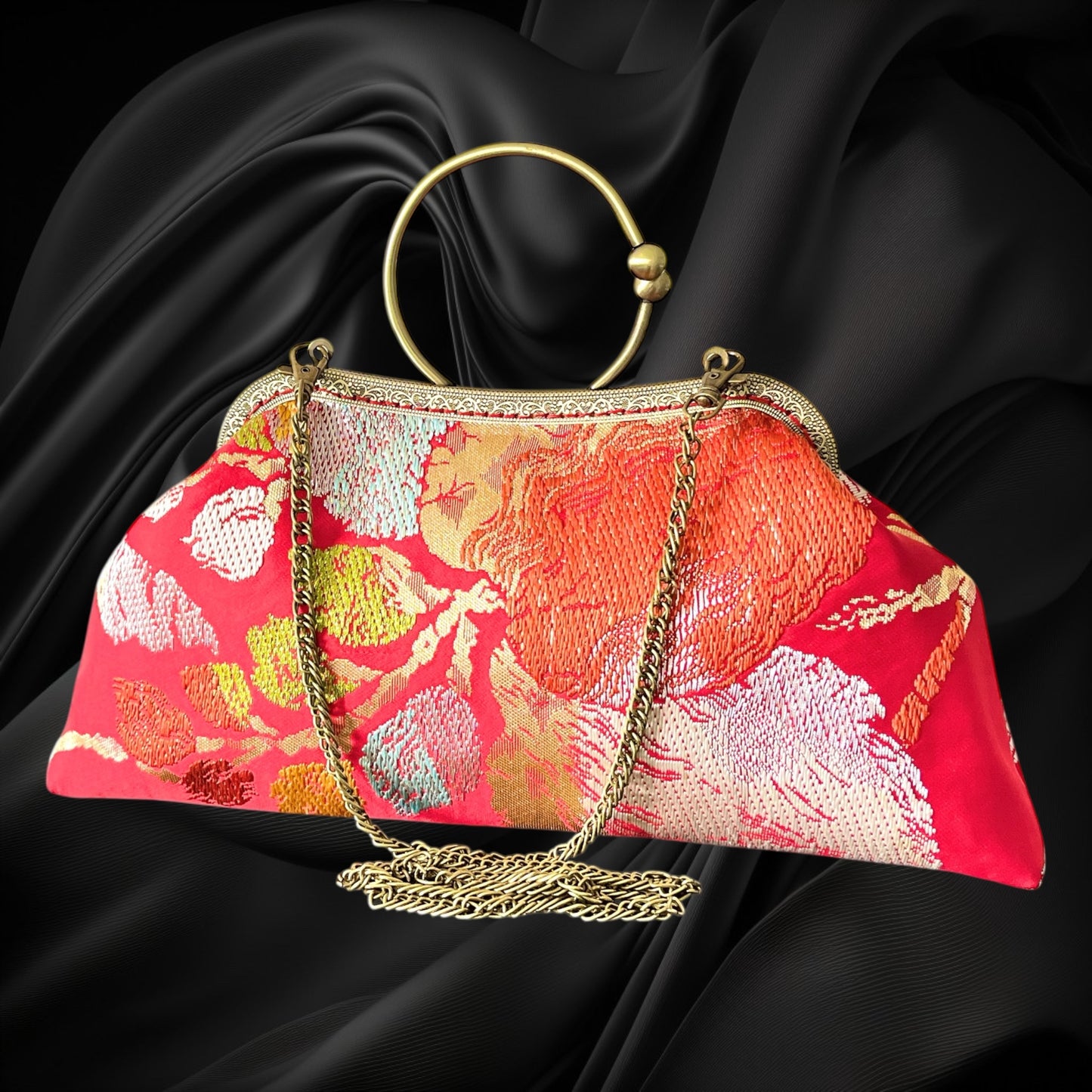 Kimono remake bag [No.1386]