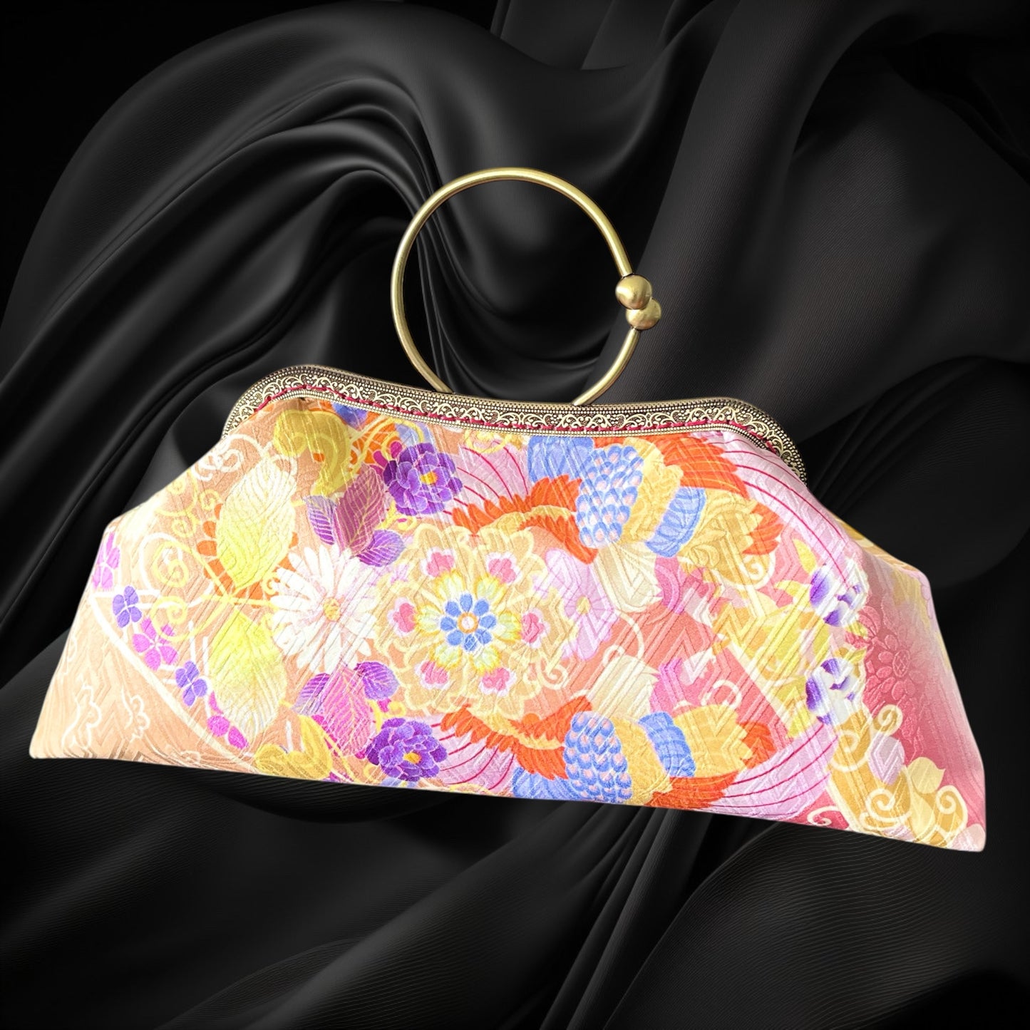 Kimono remake bag [No.1385]