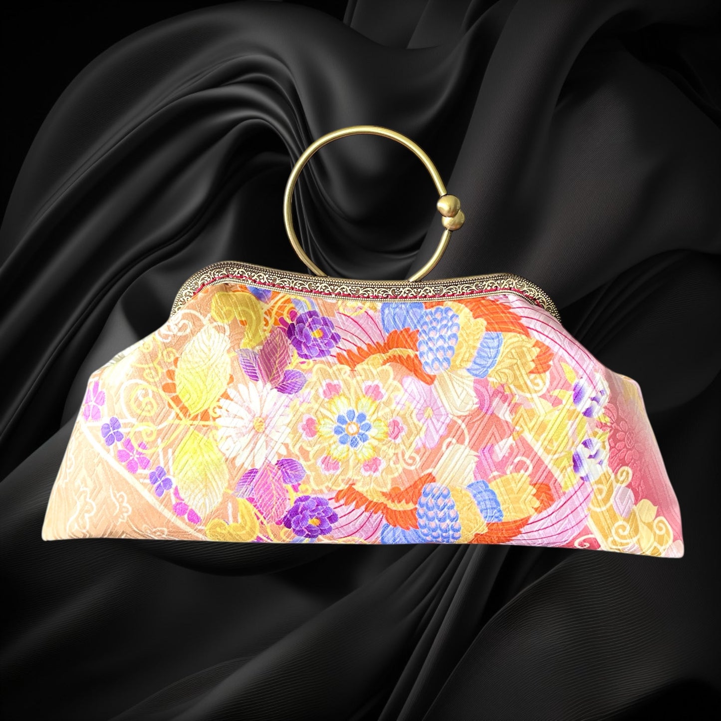 Kimono remake bag [No.1385]